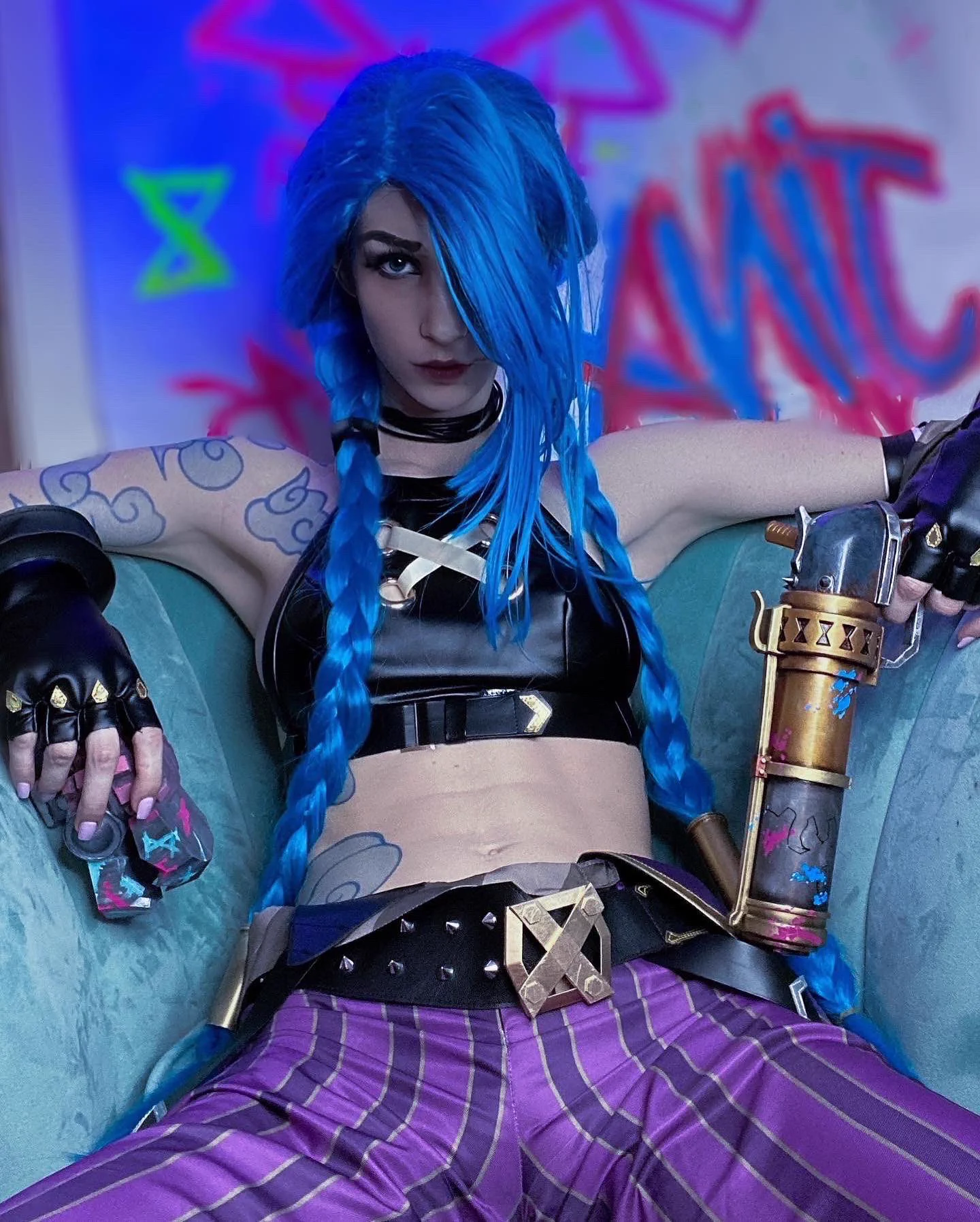Jinx - Arcane 💙 200 retweets and I post some naughty jinx pics 😈💦 https://t.co/T3h8Vzlm22
