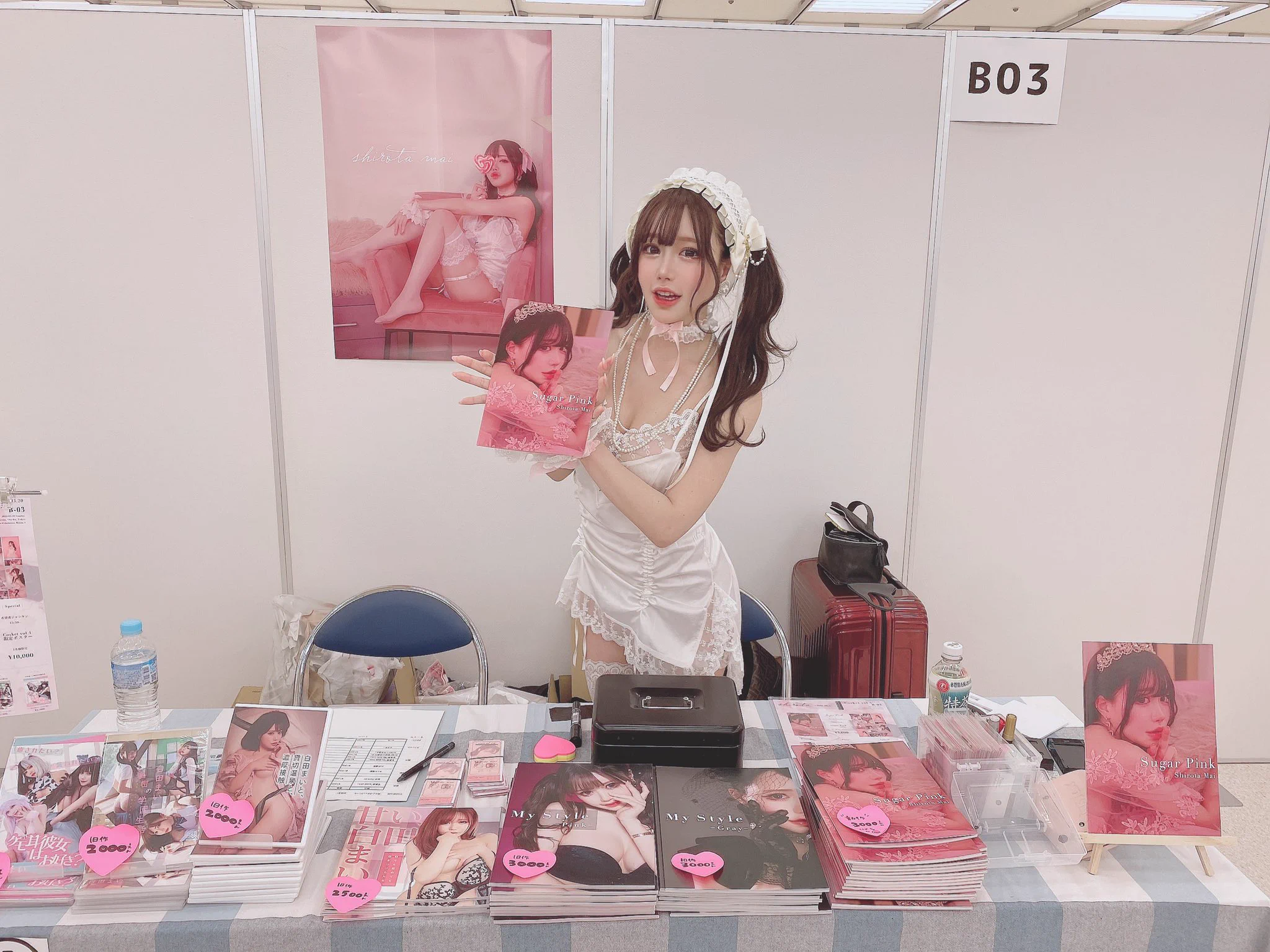 設営完了しました！！🌟B-03ブースでお待ちしております🥺💗💗#cosket https://t.co/TZ4rzxKOlc