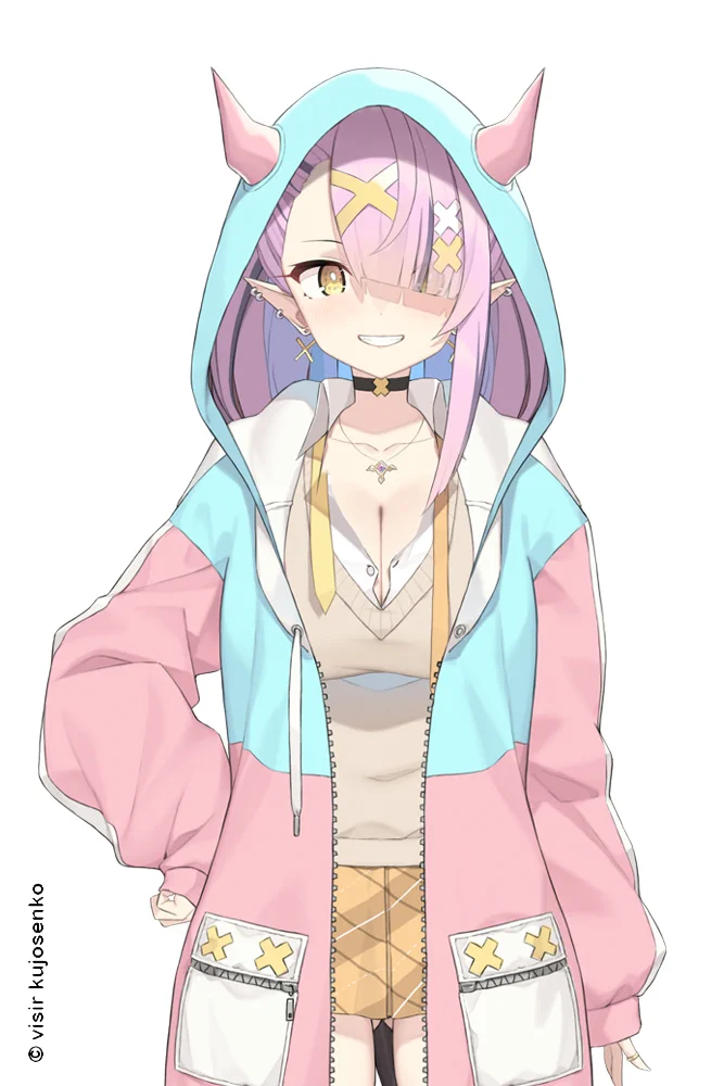 【重要発表】平行宇宙から来たのもう一つの千尋！空条千子4月27日でVtuber デビュー！@Kujosenkoプロデューサーとして務める千尋はなーがく時間かけて準備しましたよ！illustration / イラスト @cloba377 來自平行時空的另一個千尋!!!空条千子即將在明天4/27出道啦!!!!!!製作人很緊張R https://t.co/zj9HJt91rl