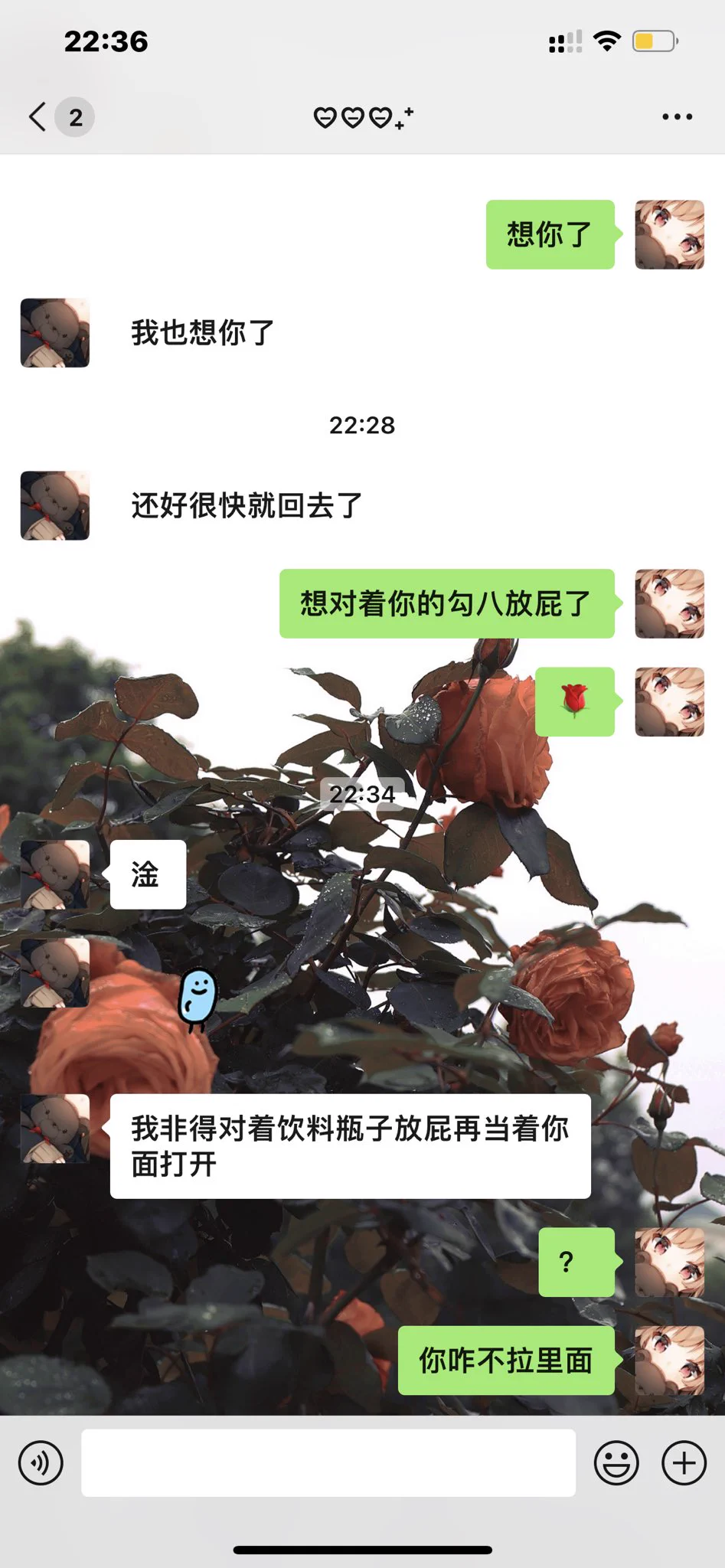 一起住两个多月以后两个人聊天be like： https://t.co/7jjKCSdBLw