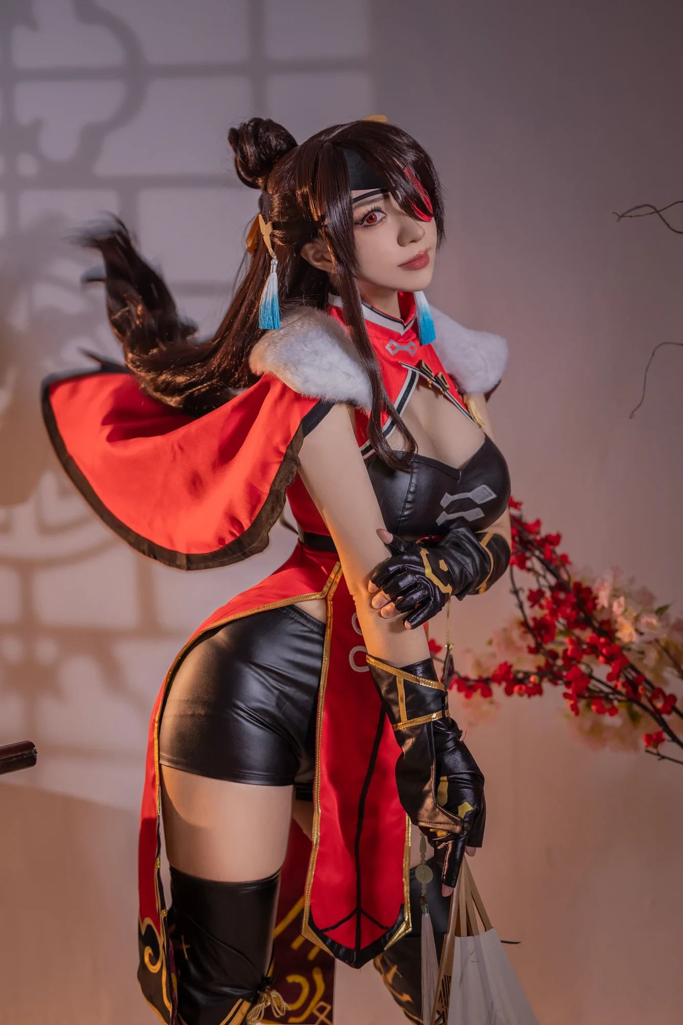オクト 原神 北斗5月のレベル1です！May Patreon Tier1 Pics!第一次在白棚拍了中式風格!意外的自己好喜歡!!!喜歡請分享出去嘿嘿#Genshin #Beidou #オクト #原神 #北斗 https://t.co/b1Os7I7IK9