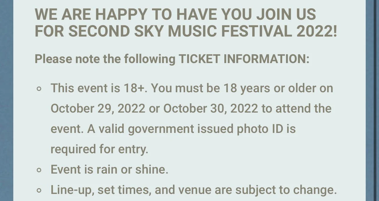 yay I got my vip @secondskyfest tickets 🥰 this will be my first time!! https://t.co/g3N1KXEU8k