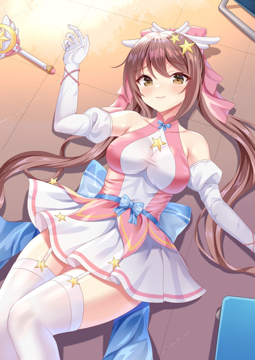 想不到比较好的契合魔法少女的题材！所以就干脆随便画画！ https://t.co/nGcmXewRrW