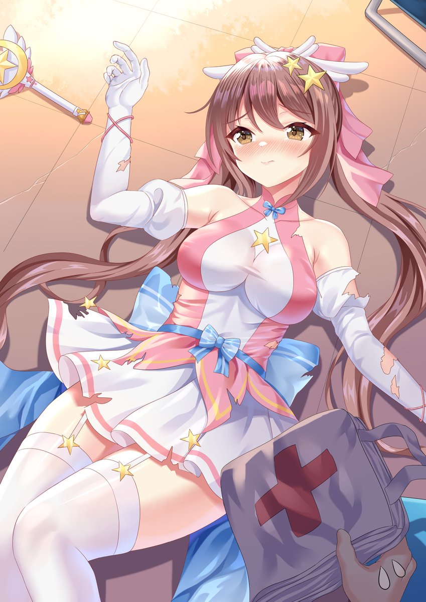 想不到比较好的契合魔法少女的题材！所以就干脆随便画画！ https://t.co/nGcmXewRrW