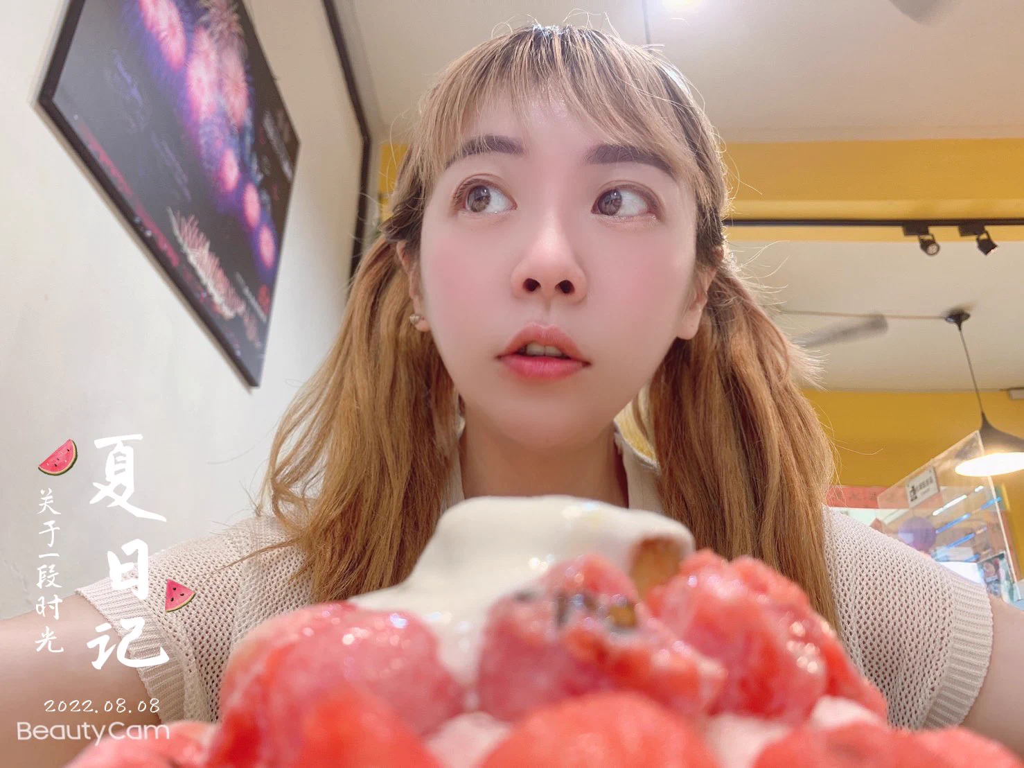 台南天氣晴🌈真的好消暑的西瓜🍉冰#南泉冰果室 #與你分享 https://t.co/ZEG9ImjXLt