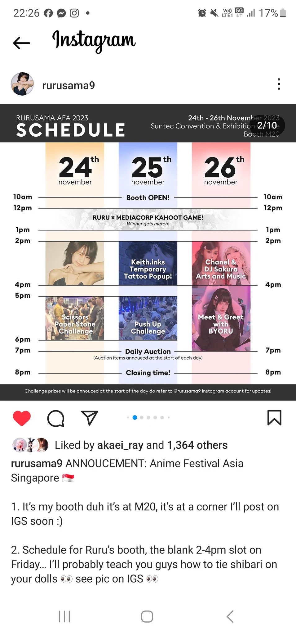 Anime Festival Singapore 演出 ❤️ https://t.co/VAYuPsY2X4