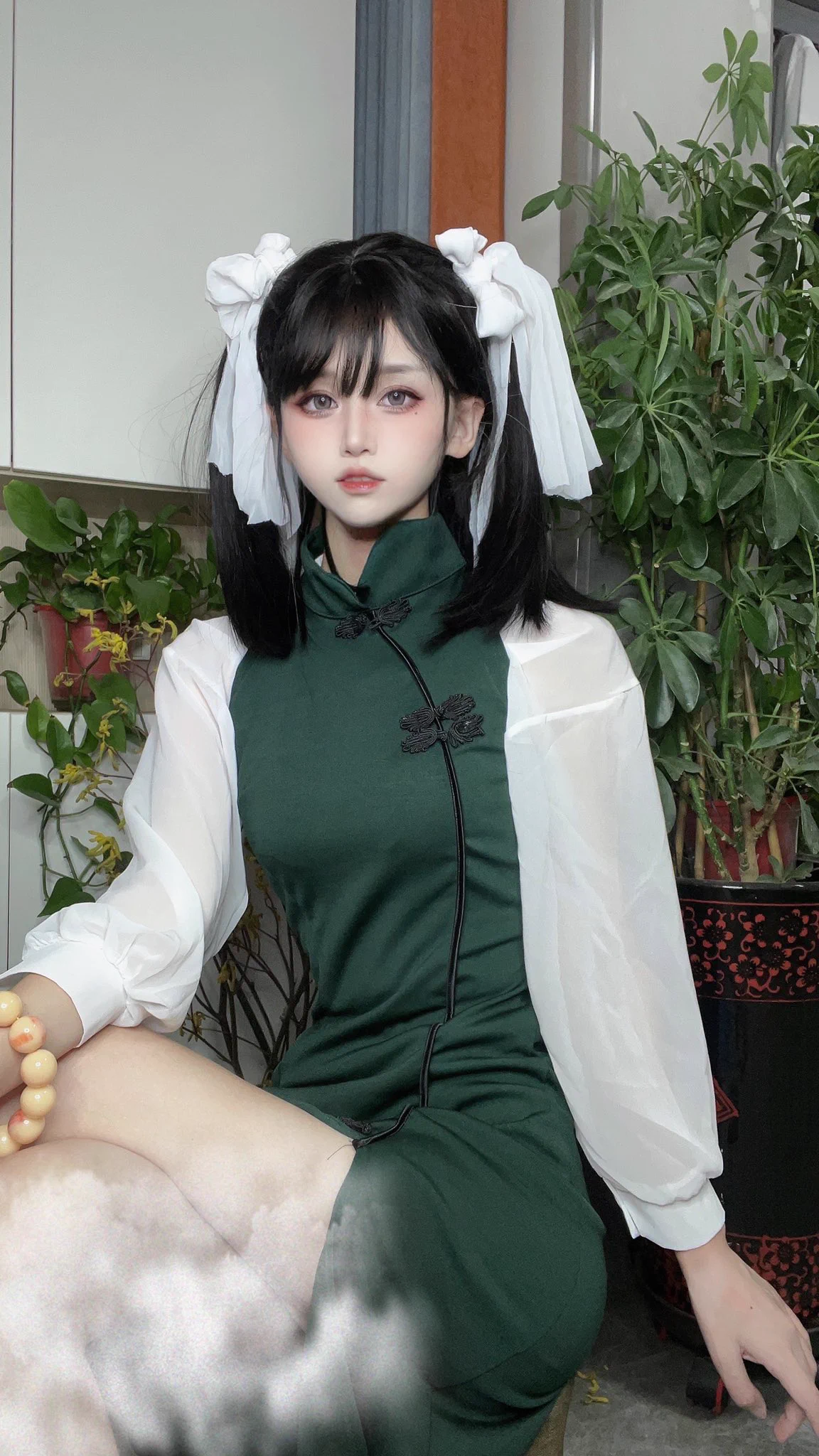 药指🌿参上！#薬指コスプレ #チャイナ服 #药指 #fkey #cosplay https://t.co/Z87WCRGsFK