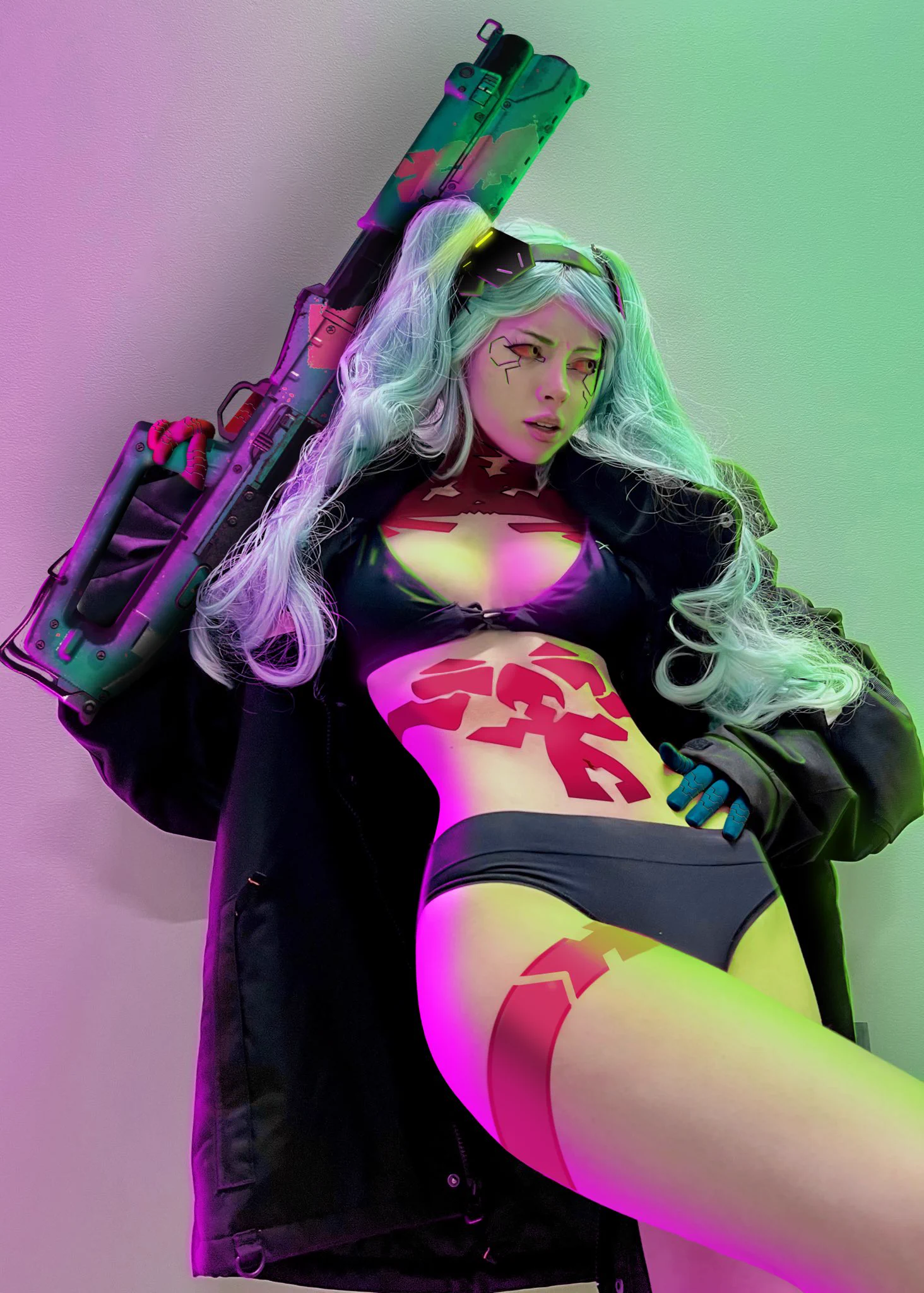Rebecca from CyberPunk 🖤💙 https://t.co/Vbn9zijTZG