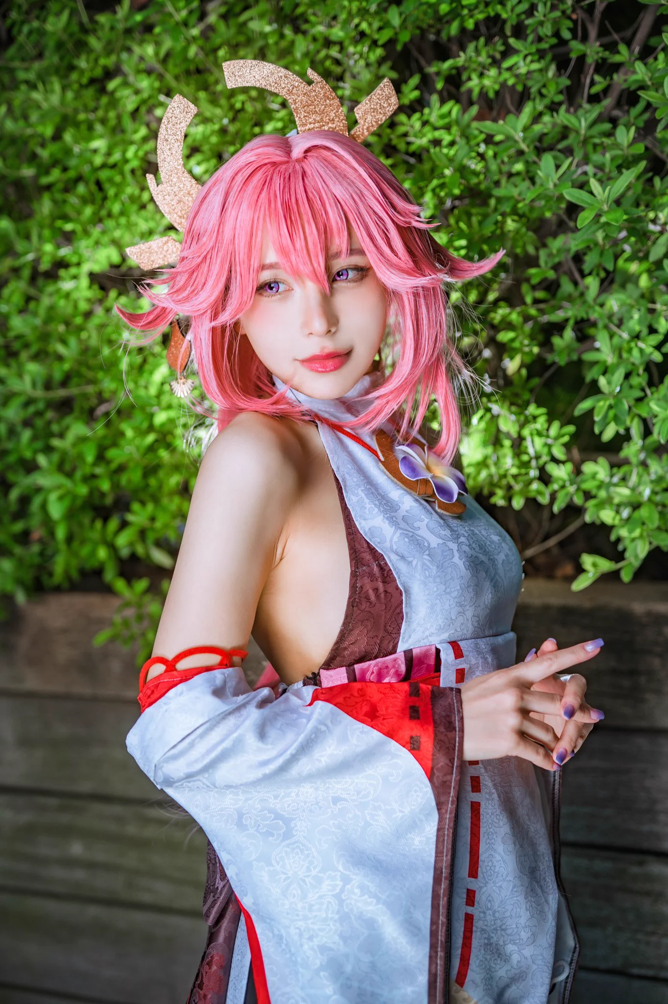原神/八重神子#cos https://t.co/r6P5Dvm9FA