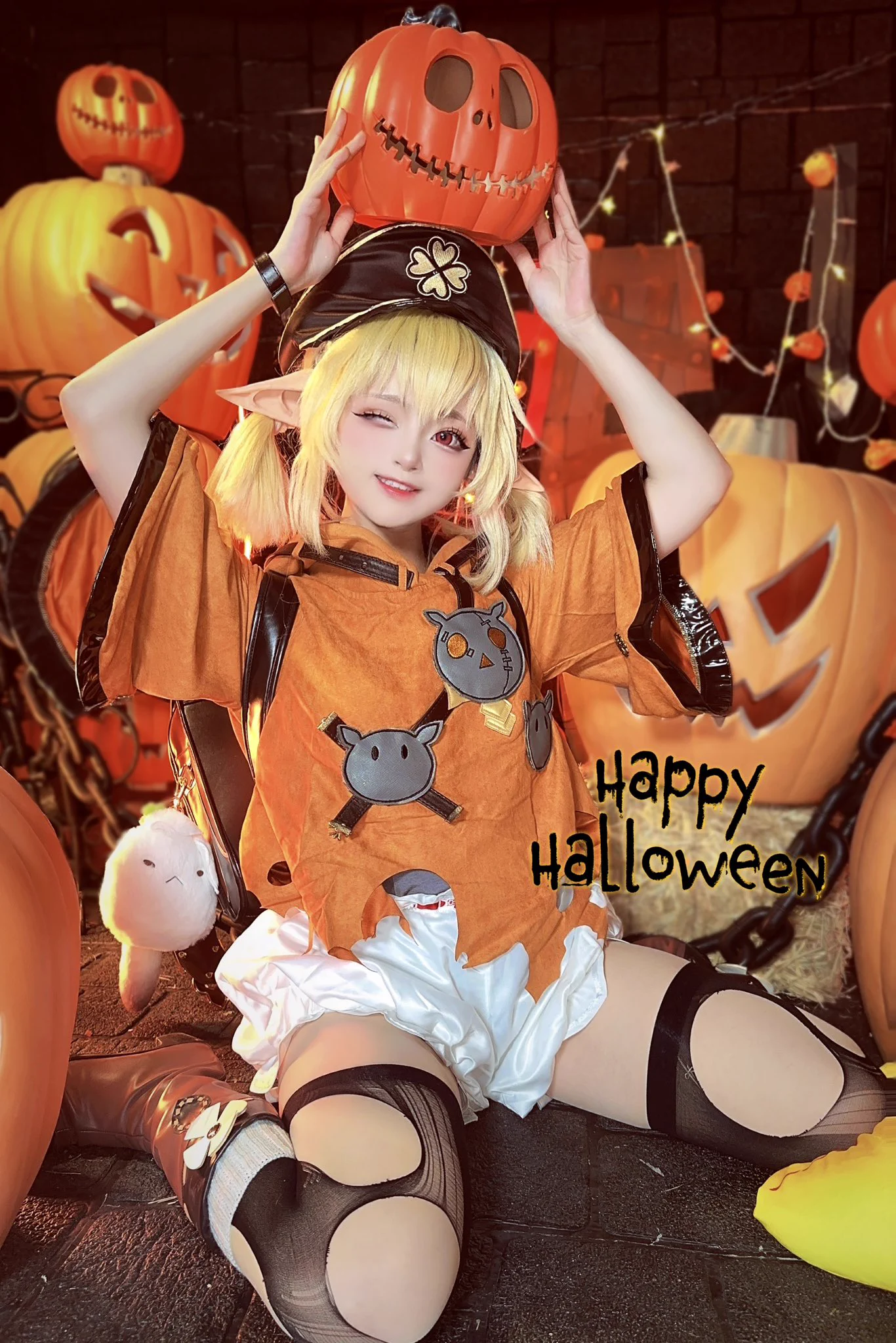 南瓜🎃炸弹！💥boom💥🧡～～カボチャ爆弾⁄(⁄ ⁄ ⁄ω⁄ ⁄ ⁄)⁄💣👻 Happy Halloween🎃🌟#GenshinImapct #原神 https://t.co/1wcUYmzevk