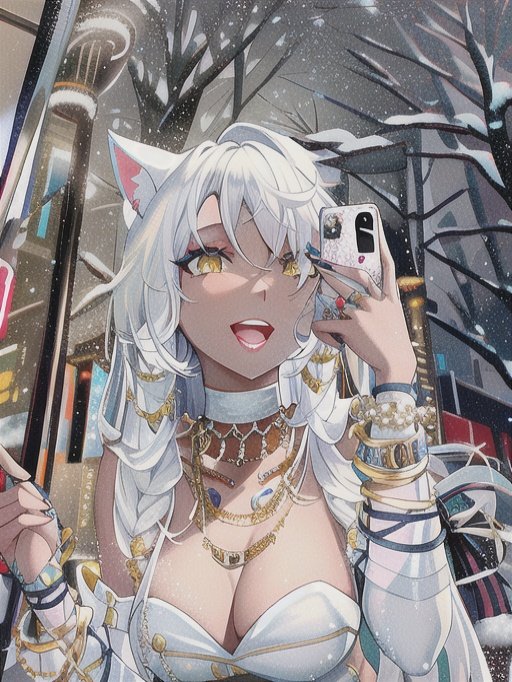 黑皮白发兽耳，救命我好爱 https://t.co/lQ9hHdMhwz