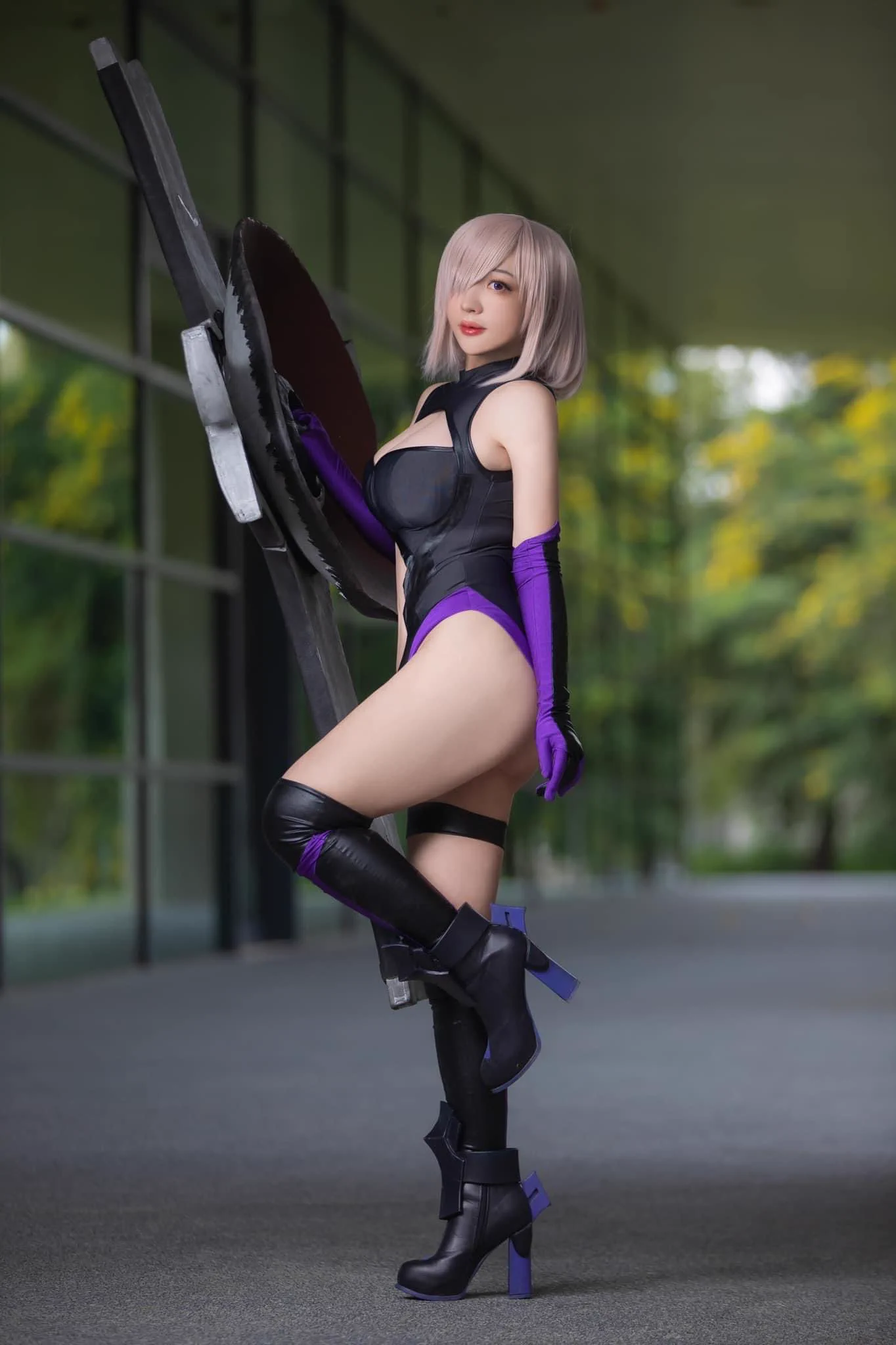 C101発売の新作！FGOのマシュ！サンプルPart.2收録の服です❤️是非応援してください！#マシュ #FGO https://t.co/6khiE5QeVG