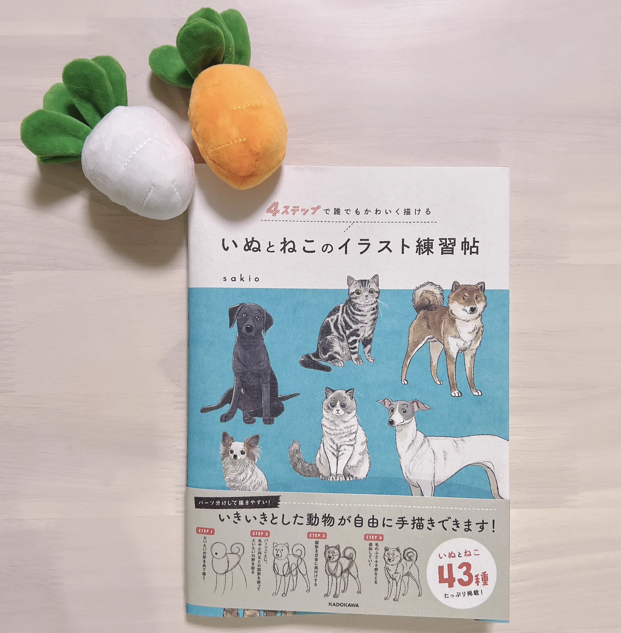 sakioさんの初書籍「いぬとねこのイラスト練習帖」をご献本いただきました🐕🐾動物のイラストは体のバランスが難しくて描くのを避けてたんですが、本を見ながら練習したらだいぶバランスとれるようになりました！嬉しすぎる！！😭うちの子を描けるってすごく幸せ…最高な本をありがとうございます✨ https://t.co/4pmppc7y5K