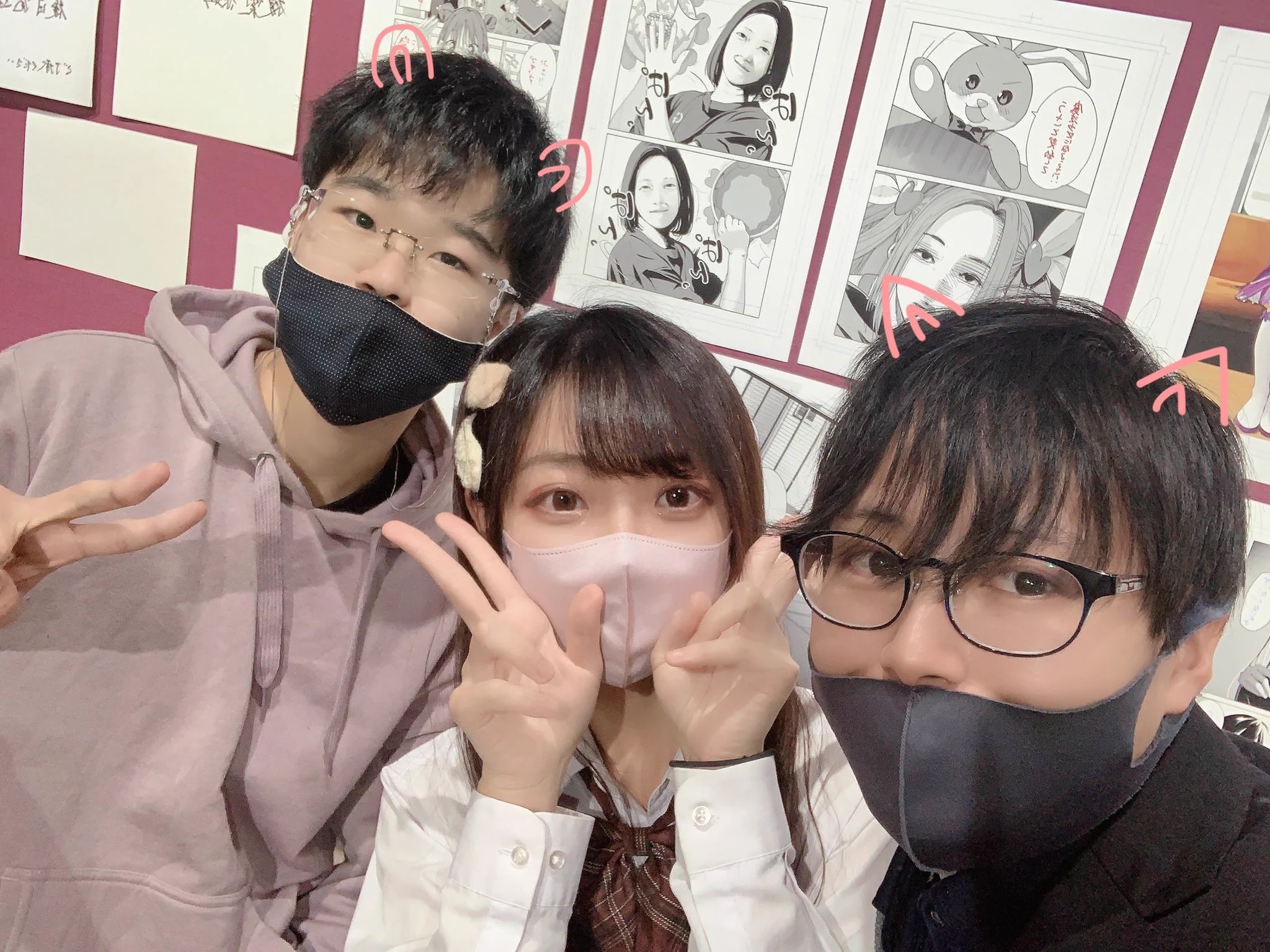 夢の谷展とても楽しかった。この二日間、三倉ゆめ先生と津ケ谷先生に色々お世話になりまして本当にありがとうございました！これからも頑張ってください！一生応援します😆#夢の谷展 https://t.co/Rh0LoXjKFh