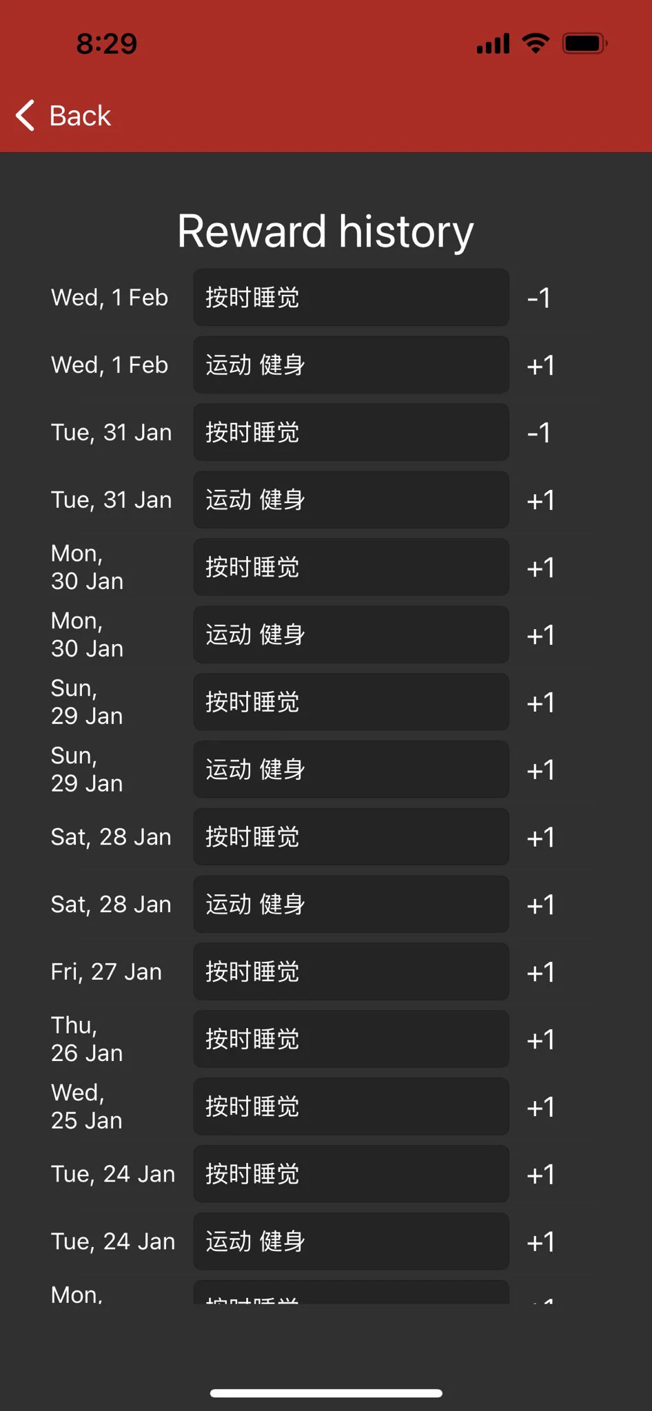 昨晚，都收拾好发现又晚了一分钟。这都连着两天没涨分了，健身+1，晚睡-1😅

以后晚上没什么事的话应该早点收拾好，卡在最后一刻万一临时有点什么事说几句话的功夫最后就给弄晚了🥹 https://t.co/Qi6MlK2P1h
