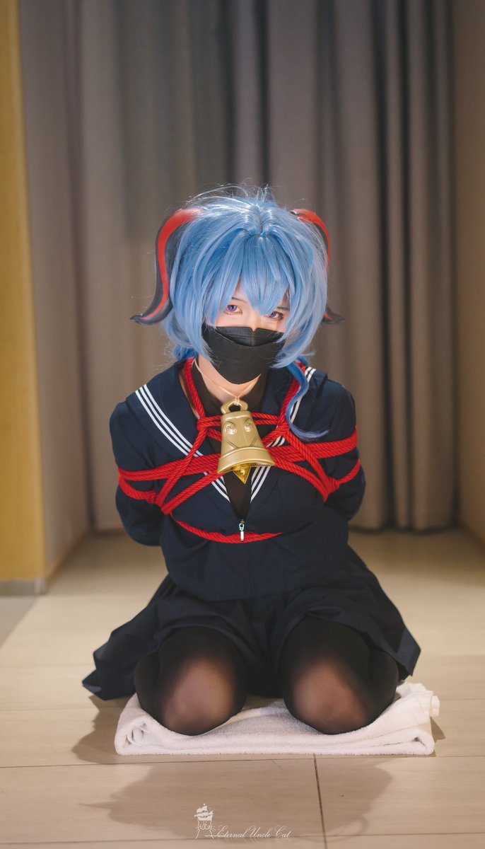 出图超快 就是我状态不好 #cosplay #GenshinImpact #甘雨 #绳缚 #捆绑 
摄影与绳：kl6cFF3TpGTVDDh https://t.co/RaT5DIG408