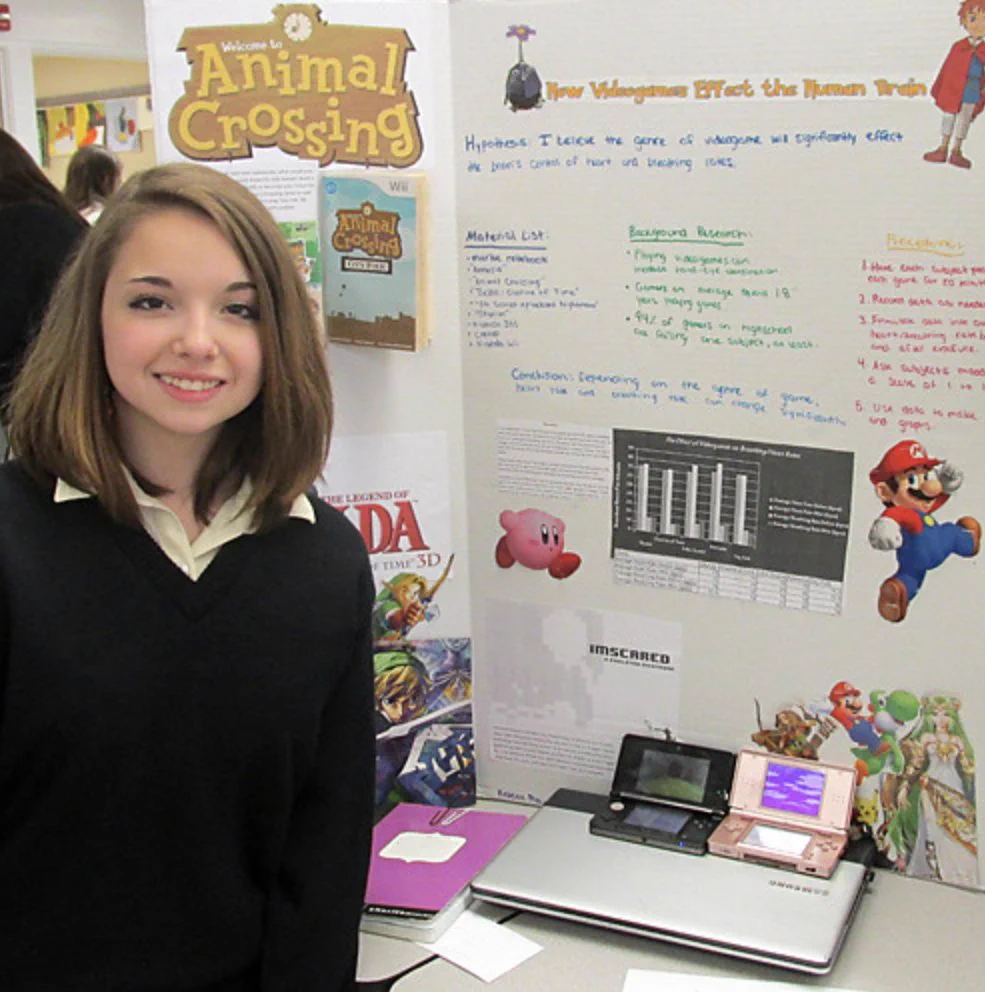 next time someone says i talk about videogames for attention i'm gonna show them this picture of a science fair project i did my first year of high school that completely ostracized me from 99% of the student body population https://t.co/BHcvM0MZNl