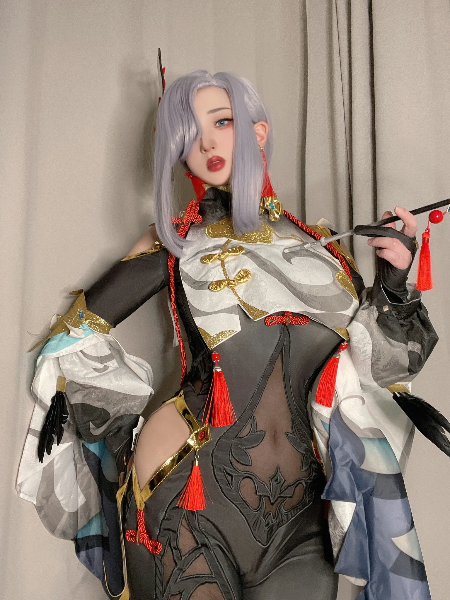我はただの　山奥に住む者だI am but a mortal living in the mountains,don't worry about me.#Genshin #shenhe #原神 #申鶴 https://t.co/96J2tXUrN1