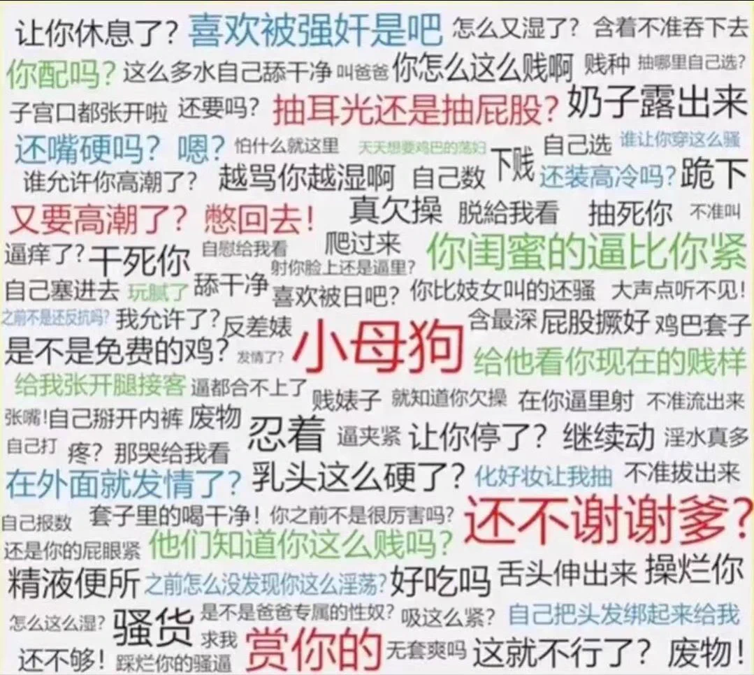 不要问我怎么粗口羞辱调教了，我直接把这张图甩给你们。 https://t.co/h2ENgJ0tJs