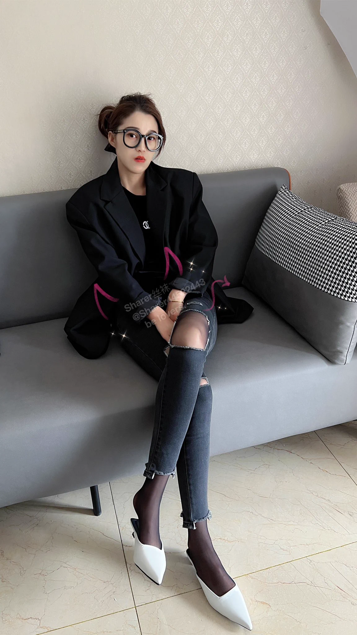 🎀中午吃的肉肉塞牙了。(你不进来，你怎会知道我的另一面)#裤里丝 #黑丝 #原味 https://t.co/pQ3ZK6tYKr