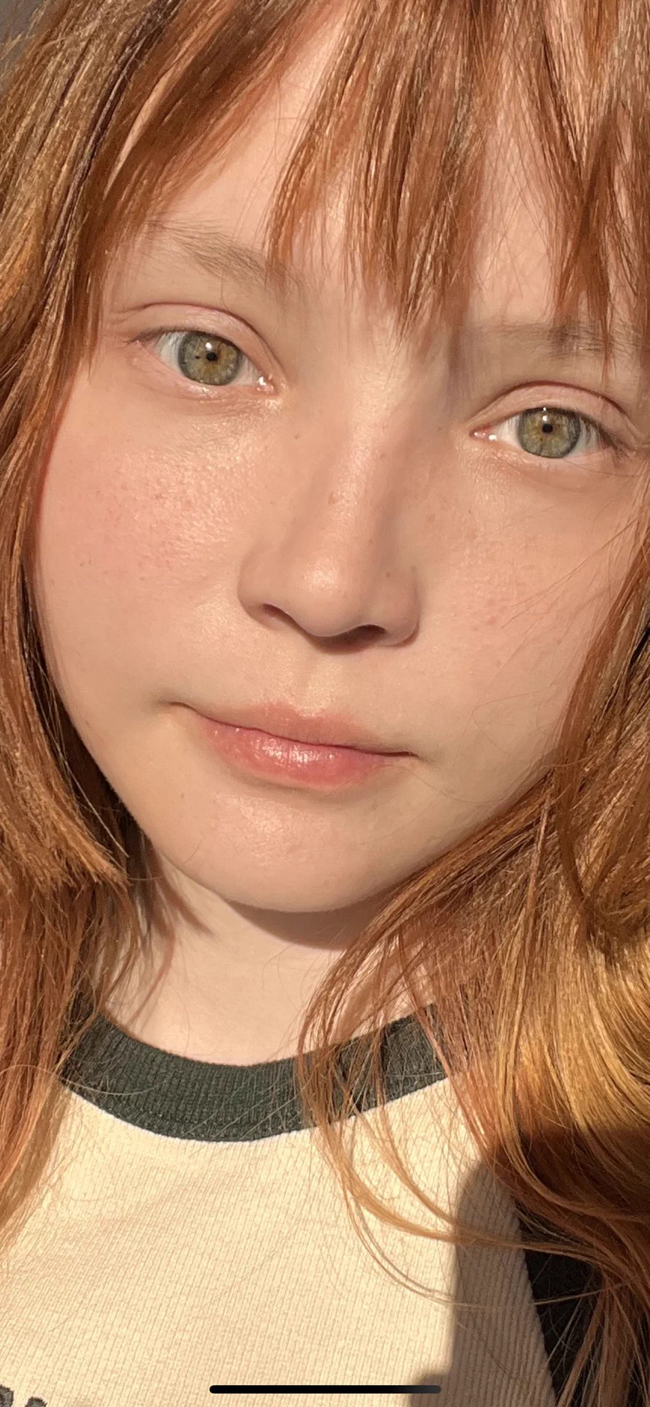 My skin isn’t perfect, I’m still human. Those are two pics in different light without makeup, filters, editings, you can see there small freckles, wrinkles and pimples.I maintain my skin with Korean skin care products. Visiting cosmetologist to have vitamins treatment. I use SPF and don’t take sunbathing. As also almost all my life I lived in city without much sun.Food is important in my opinion, cause some products (different for any person) can be a reason of extra oily skin or pimples. It’s better to listen your body which products you should avoid.