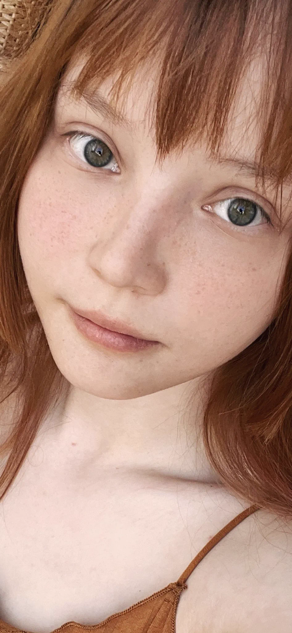 My skin isn’t perfect, I’m still human. Those are two pics in different light without makeup, filters, editings, you can see there small freckles, wrinkles and pimples.I maintain my skin with Korean skin care products. Visiting cosmetologist to have vitamins treatment. I use SPF and don’t take sunbathing. As also almost all my life I lived in city without much sun.Food is important in my opinion, cause some products (different for any person) can be a reason of extra oily skin or pimples. It’s better to listen your body which products you should avoid.