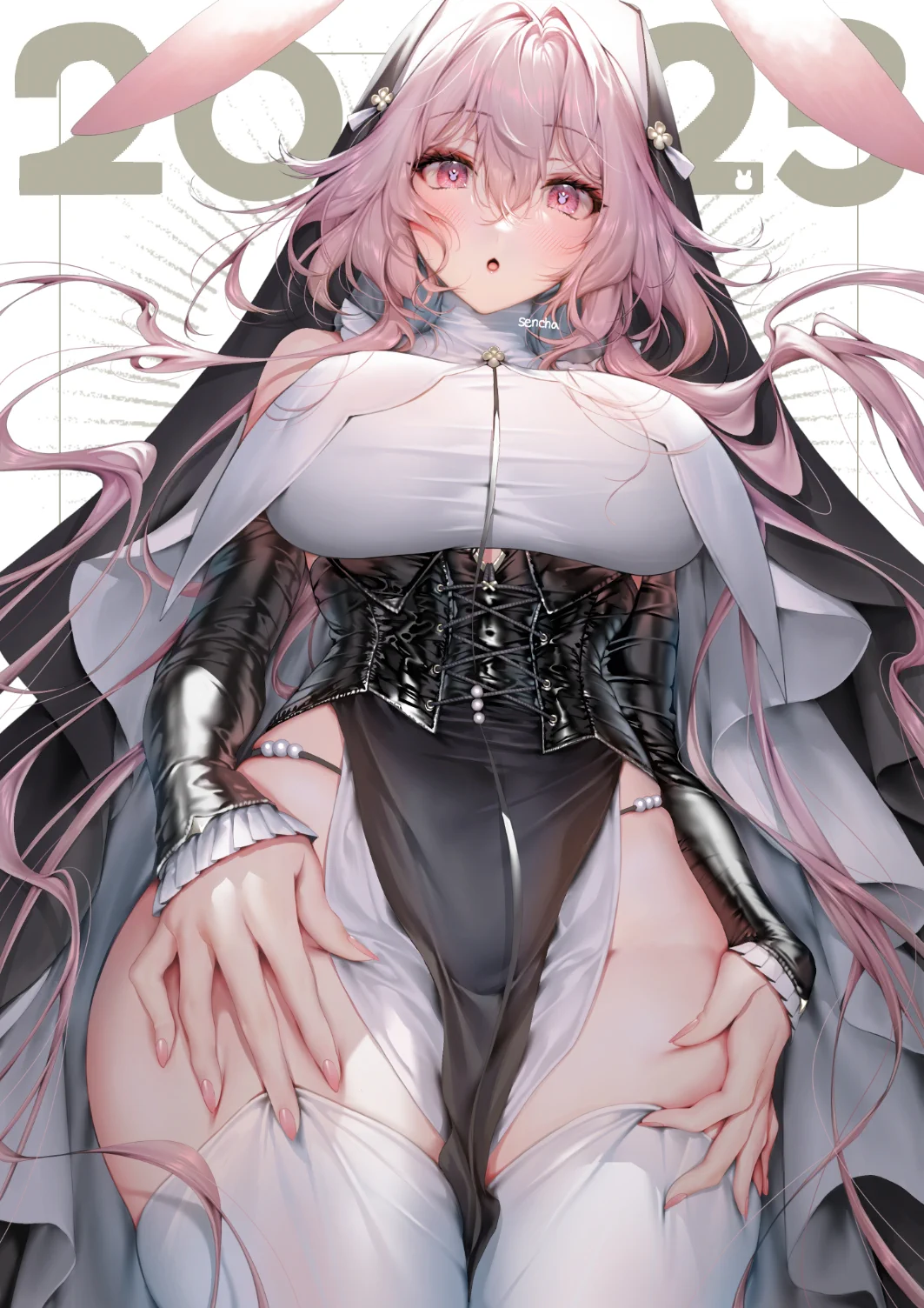 とっっっても今更ですが今年の年賀絵です…！本年もどうぞよろしくお願いいたします🐰 https://t.co/c5rETJDoUs