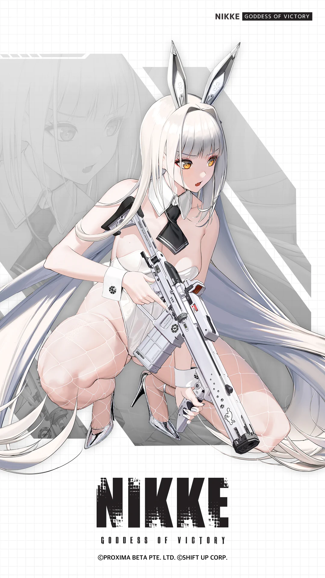 【NIKKE：ブラン】ブラン(CV：#徳井青空)陽気な生まれながらのバニーガール「幸せをたっぷりお届けします！」#NIKKE #ニケ #メガニケ https://t.co/4FsWjudMIj