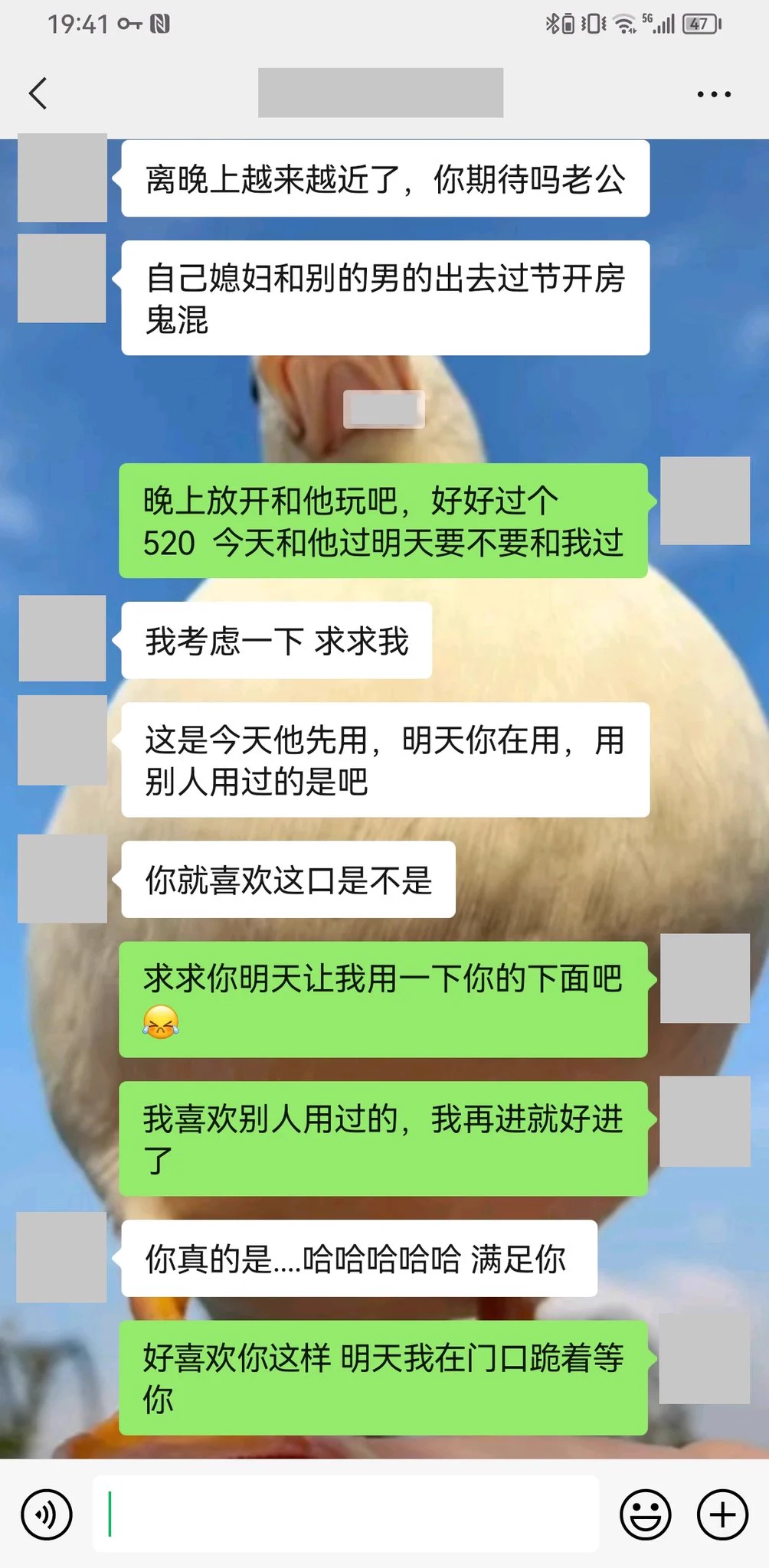 这么美好的晚上。媳妇却在和别人在床上翻云覆雨。自己只能在家里撸，实时和兄弟们分享媳妇被操的经历。＃绿帽 https://t.co/S58mQy5flE