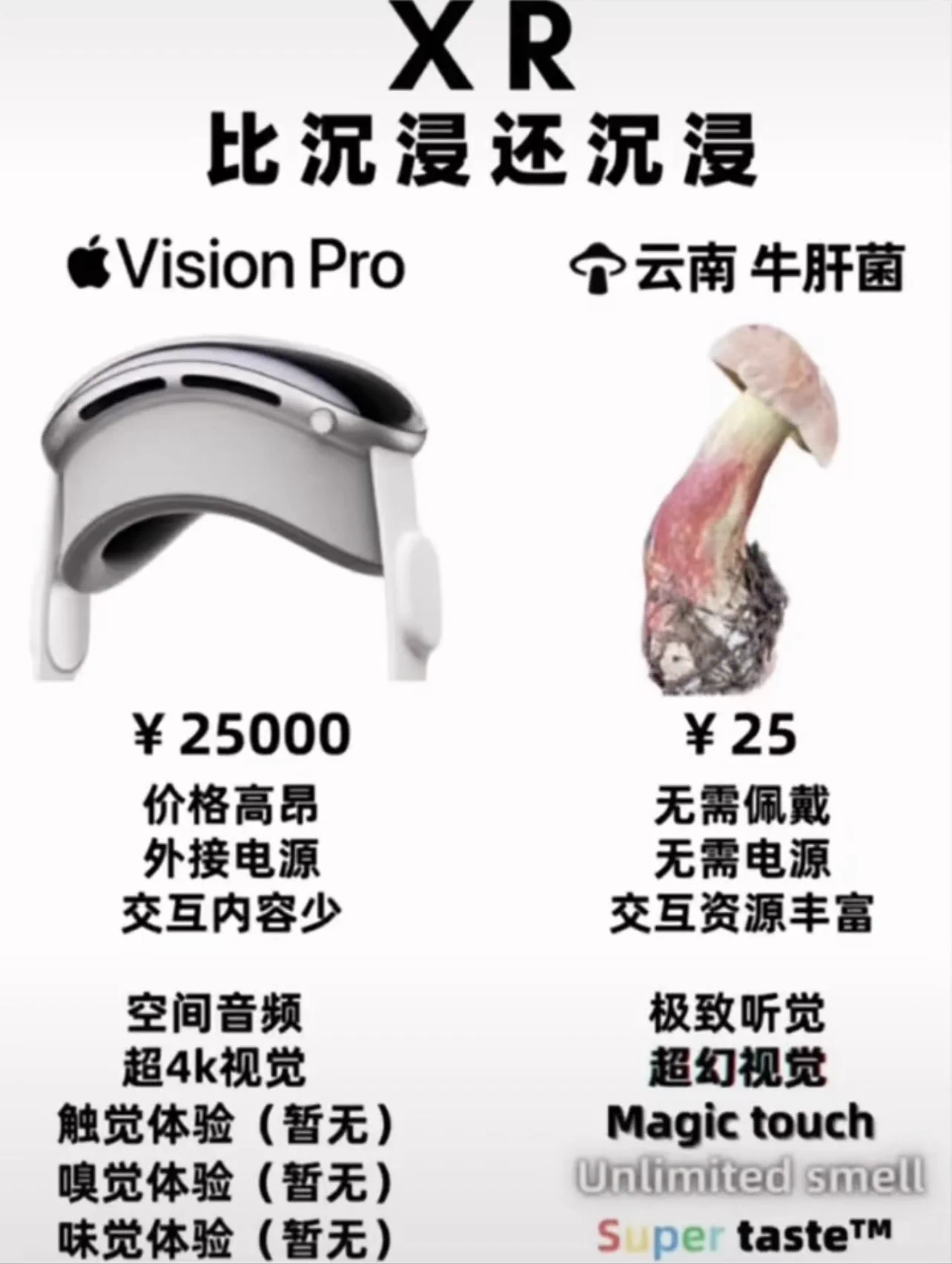 Vision Pro？不不不！云南牛肝菌给你极致感受！ https://t.co/P02oNZjAgM