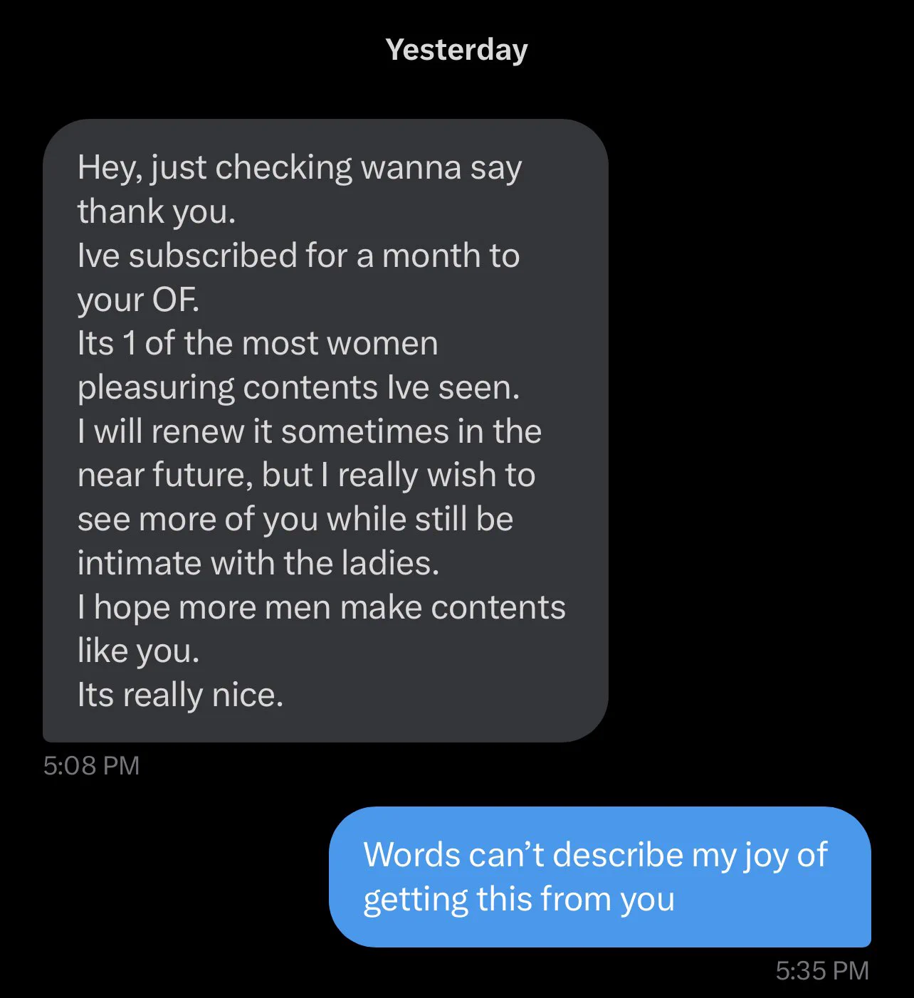 Her appreciation means a lot, especially when it comes from a girl😘 https://t.co/QscI6MGIgf