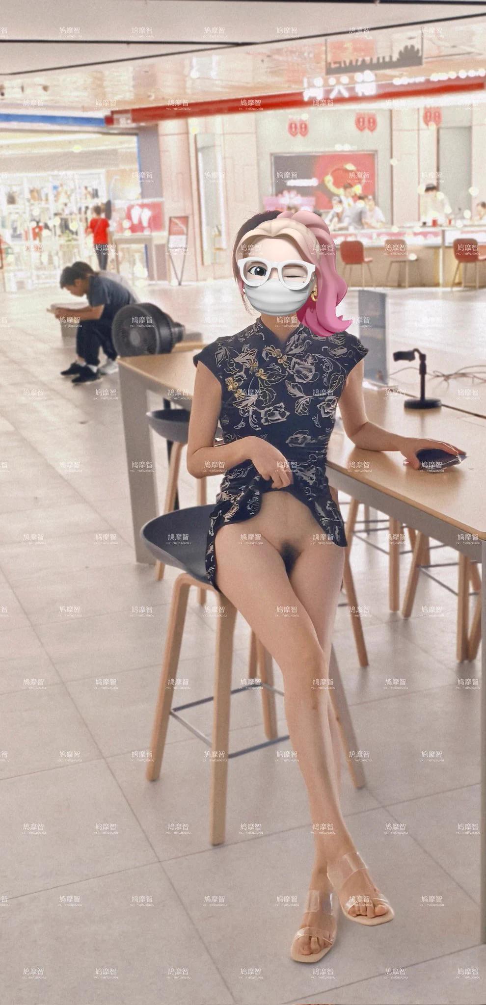约逛街就逛街呗，老婆问我骚逼毛要不要修剪一下，我说我喜欢原汁原味，这就掀起来让我拍给老表们看看选一选，才发现又是逼毛漏出来没有穿内裤😂😂 https://t.co/W1iT7sb7Ae