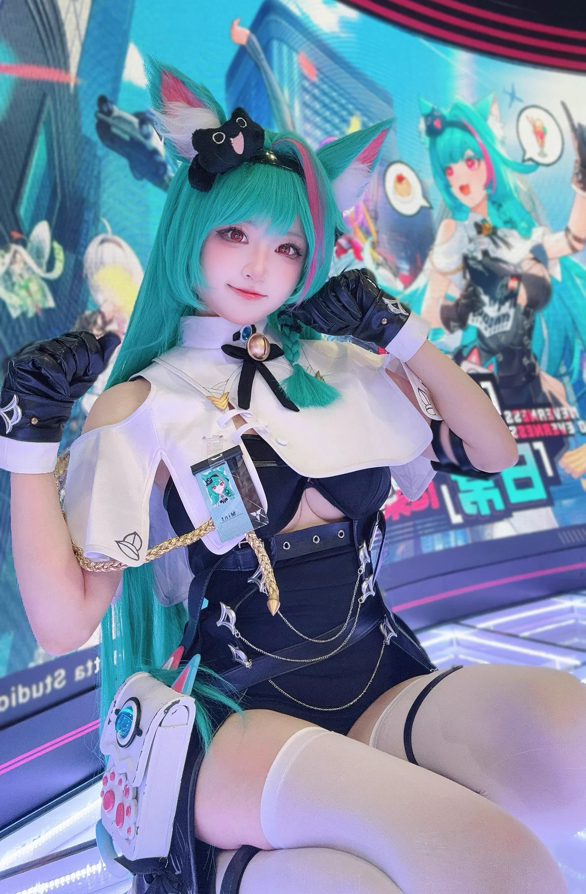 TGS3日目！
NTEブースにてミントで出演しました💕
最終日もよろしくお願いします🐈‍⬛✨

#NTEリライフ　#TGS2025 https://t.co/GiLtDB5xUE