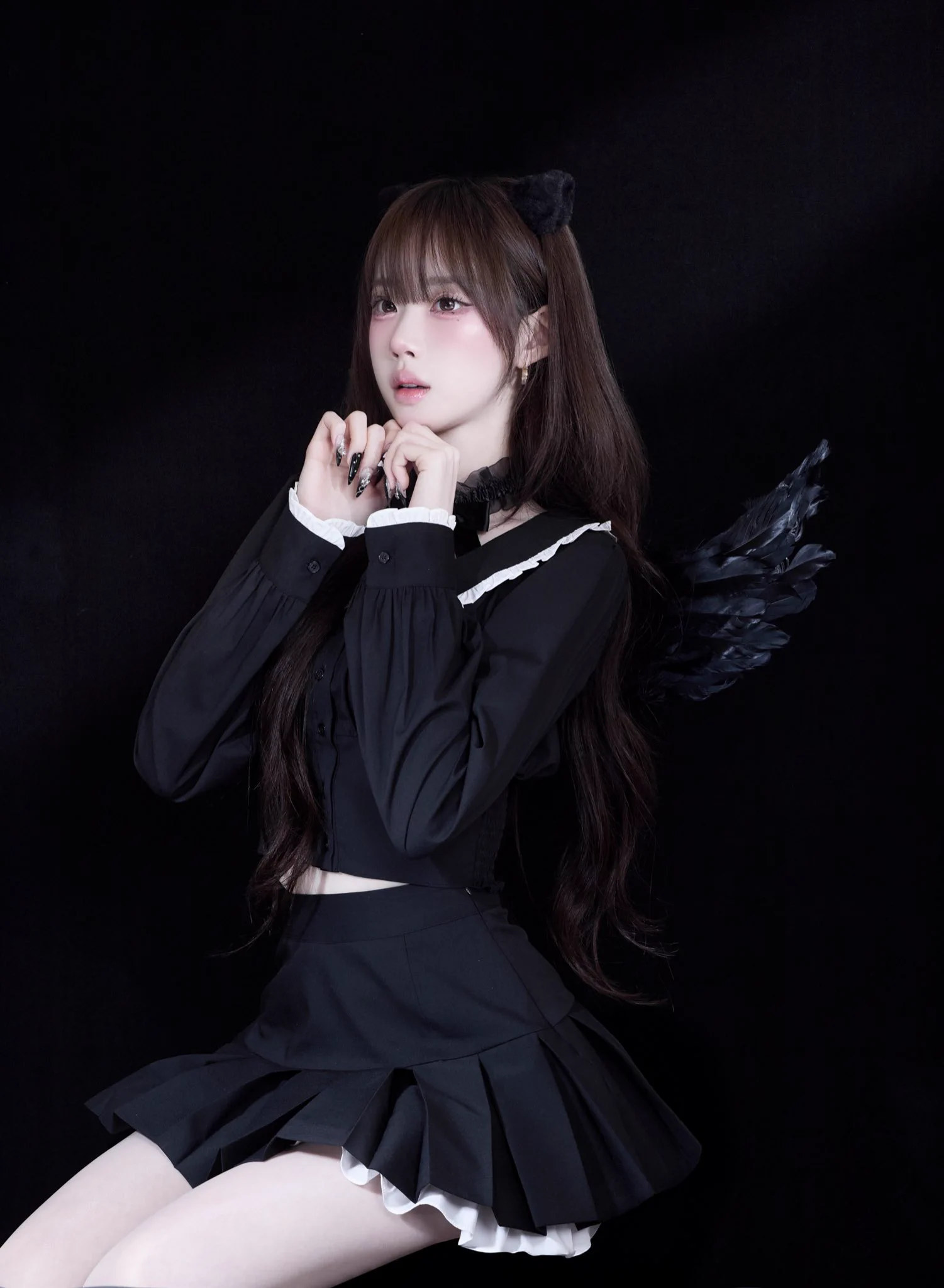 猫？悪魔？🖤 https://t.co/RUchwRoRks