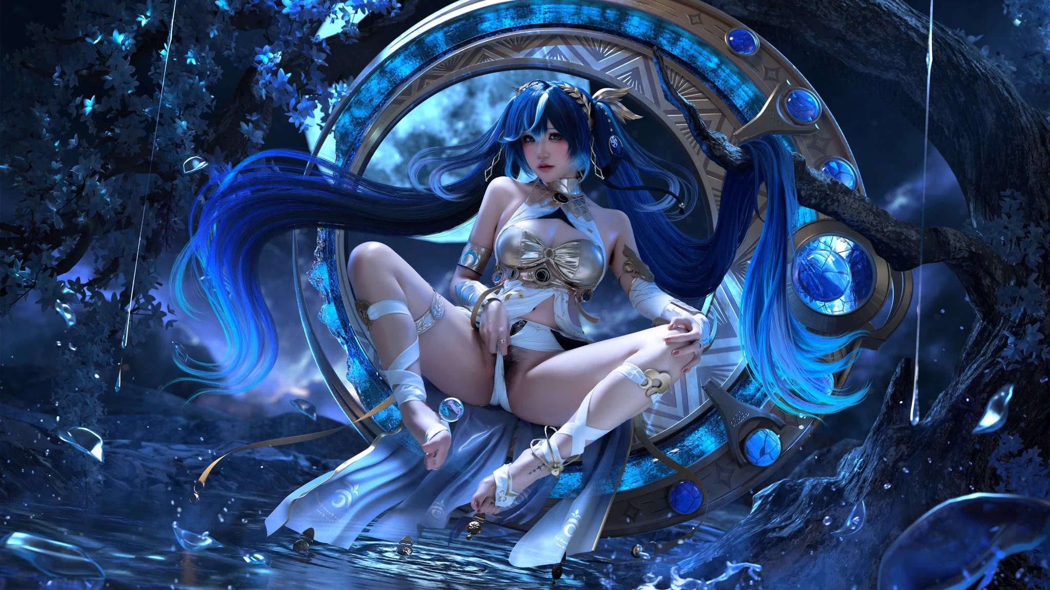 今夜，不属于月亮….

There‘s No Moonlight This Night.

#Iuno #鳴潮
#WutheringWaves https://t.co/GHXeQ6lUKA