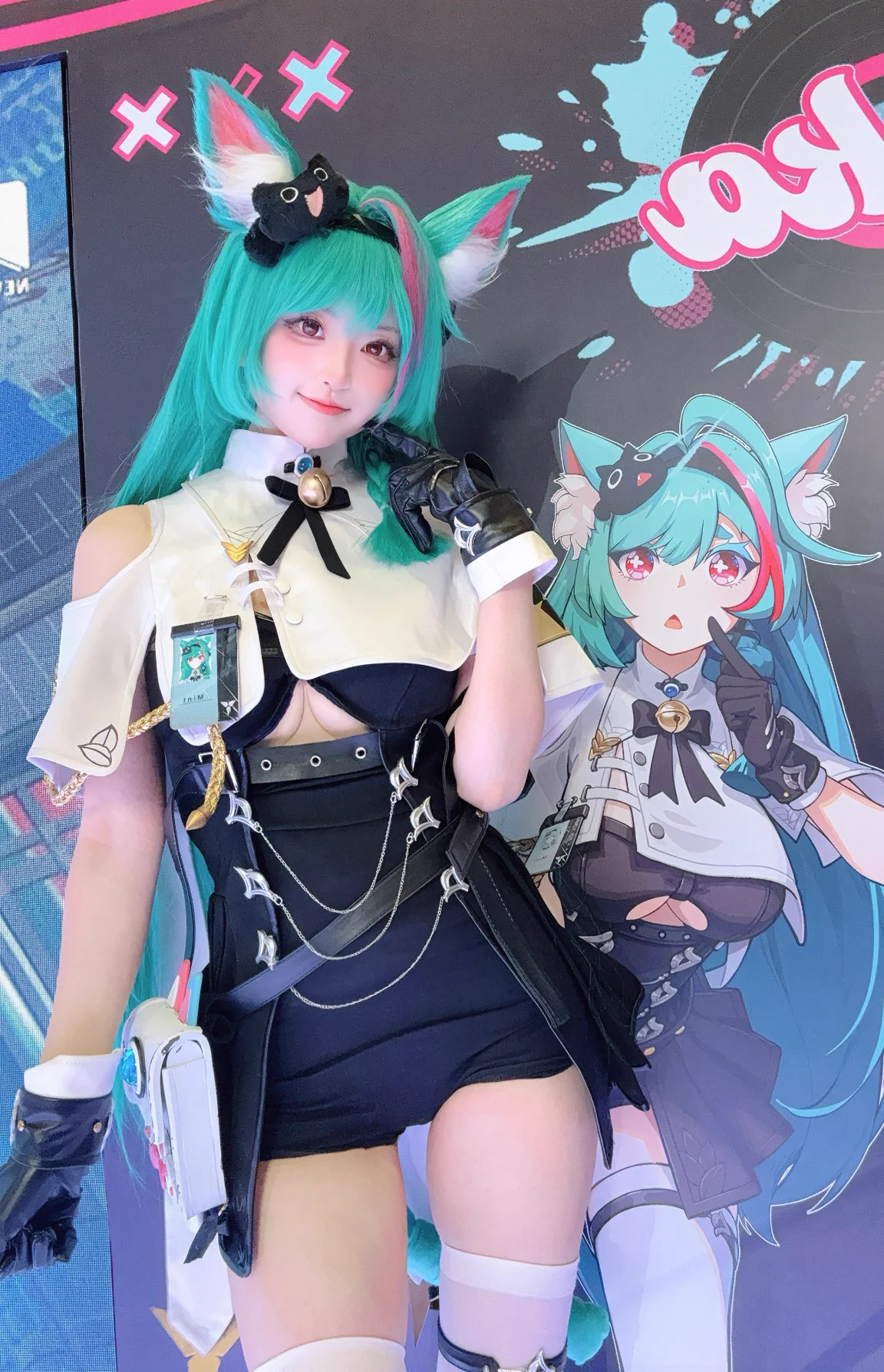 TGS！！ありがとうございました！✨
ミントちゃんでした！🐈‍⬛

#NTEリライフ #TGS2025 https://t.co/PBlPdwuFIh
