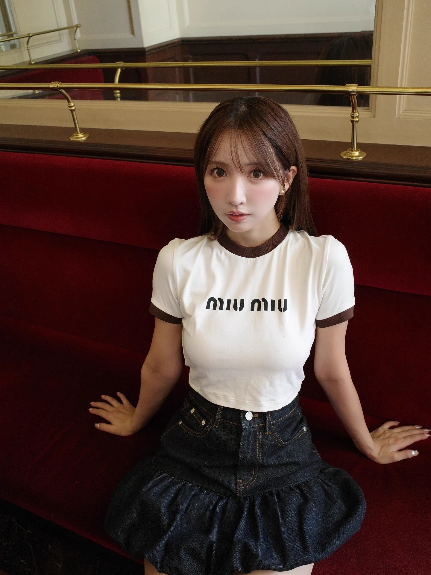 明日発売のデニムセットアップ🪞🪄 https://t.co/H4aj3EQRVY
