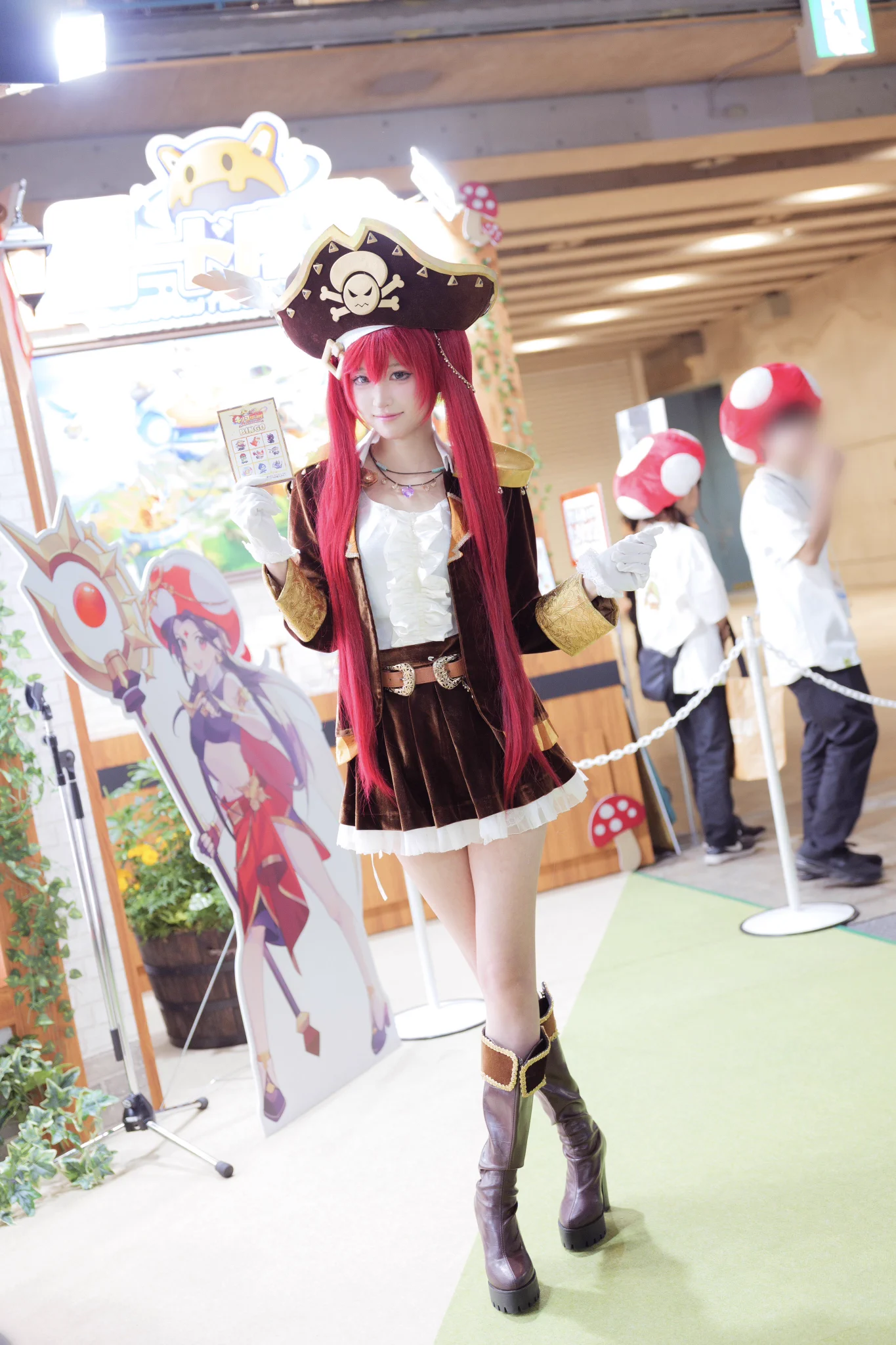 TGS 2025/9/25

キノコ伝説
海賊ランプ娘
千阳さん@tokio0131 

顔小さい！脚長い！とにかく可愛い🩷

#TGS2025 https://t.co/pSzlwfIQqy