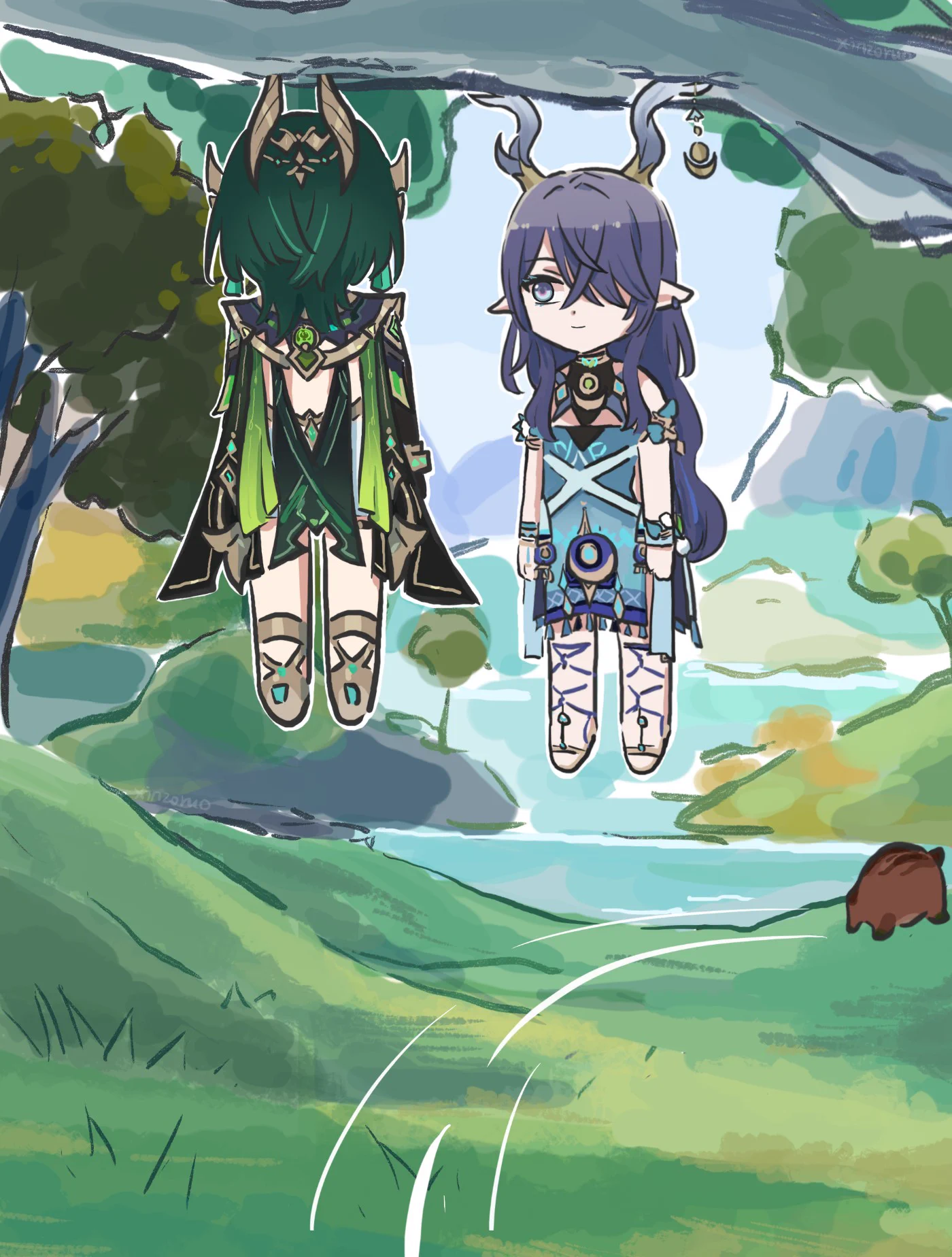 🐍🦌🌳
#Nefer #Lauma https://t.co/us5bMzWsPC