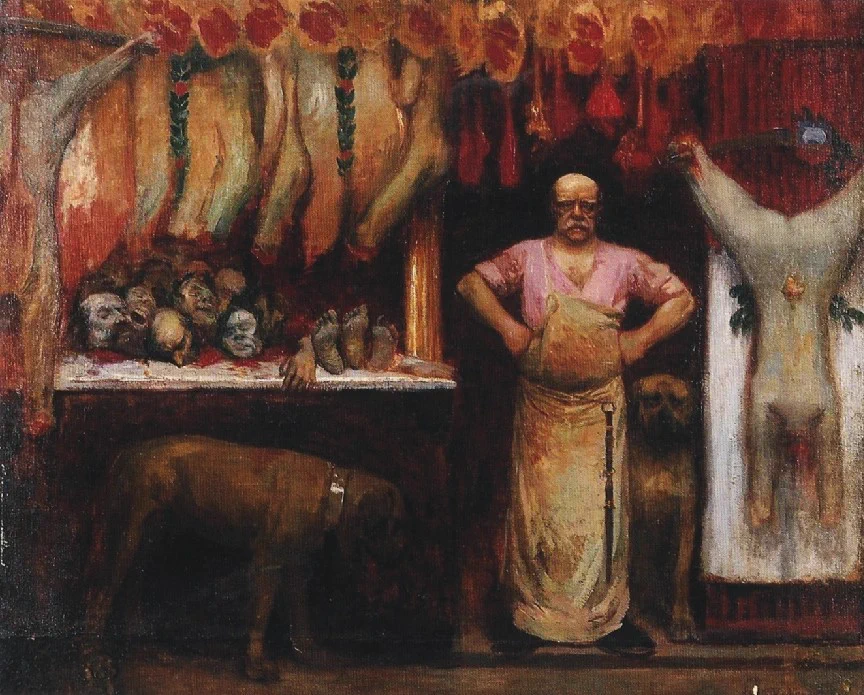 The Butcher Shop - Jean Veber, 1897. https://t.co/D2Rq8YBoiF