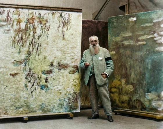 Claude Monet with his Water Lilies https://t.co/6bp8P2ikdX