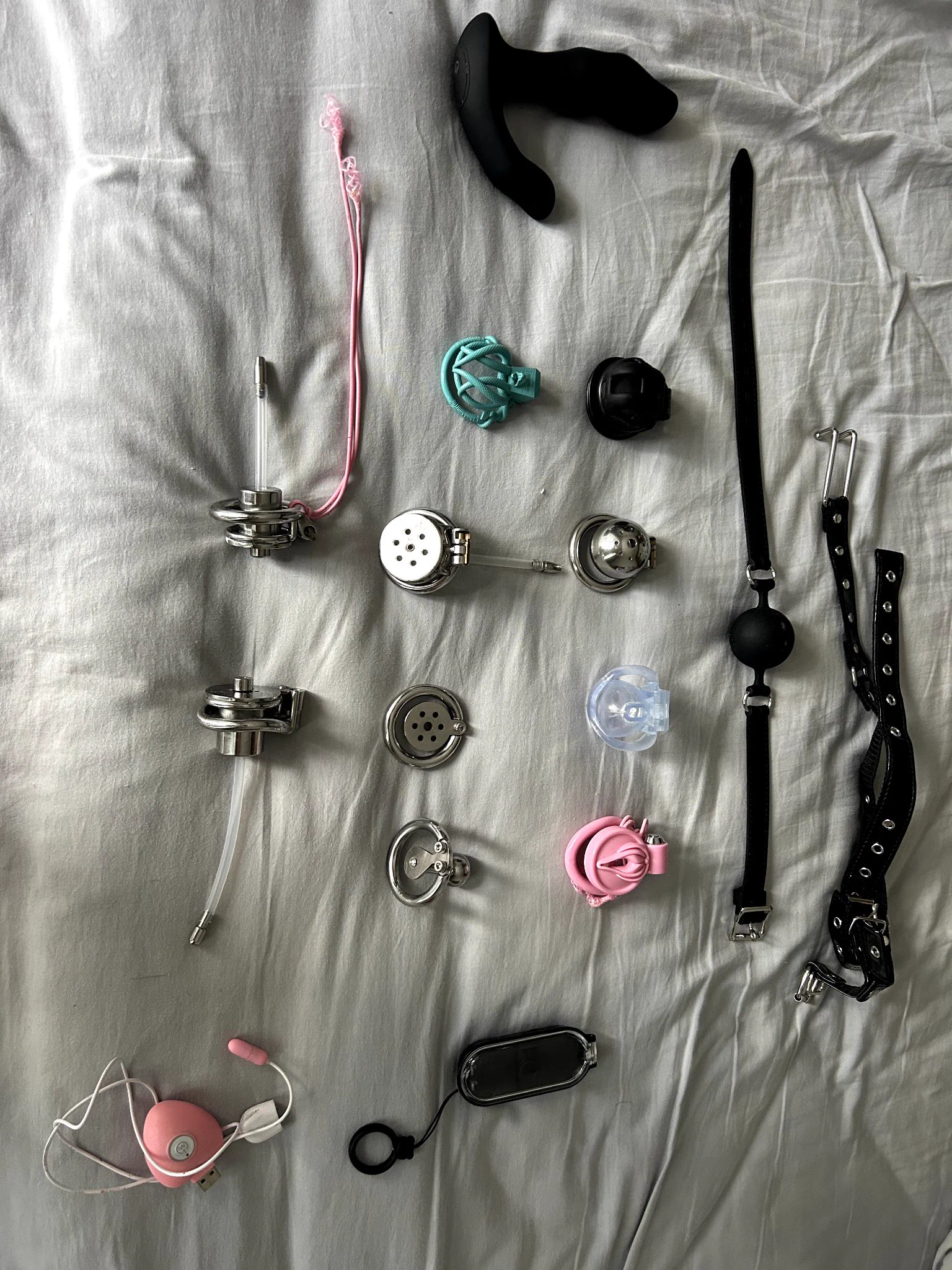 本期小语大讲堂军火展示😈，盘点盘点咱戴过的十几种锁型😋，我的建议还是从易到难入手🤤，天赋党老色批可以直接上平板了🌚🌚。如果以上不能满足，只能是姆勾小语的最爱负极阴蒂锁😍捏（ps：图二里的小语已经戴着鼻勾齁齁齁齁幻想被爸爸艹射了～～🥵🥵）#sissy #ts #伪娘 #雌堕 #男娘 https://t.co/fa4VhuZHJ8