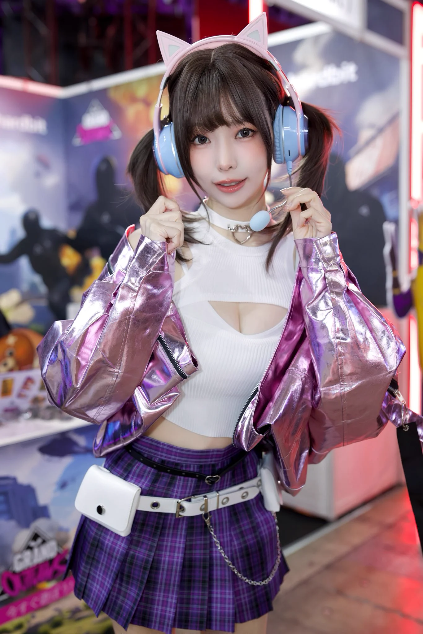 2025.9.28 東京ゲームショウ2025 Day4
Grand Outlaws ブース

モデル：Elyさん(@Ely_eee )

Elyさん可愛すぎる😇
撮影ありがとうございました‼️

#TGS2025 
#GrandOutlawsTGS https://t.co/nupmEaMnVX
