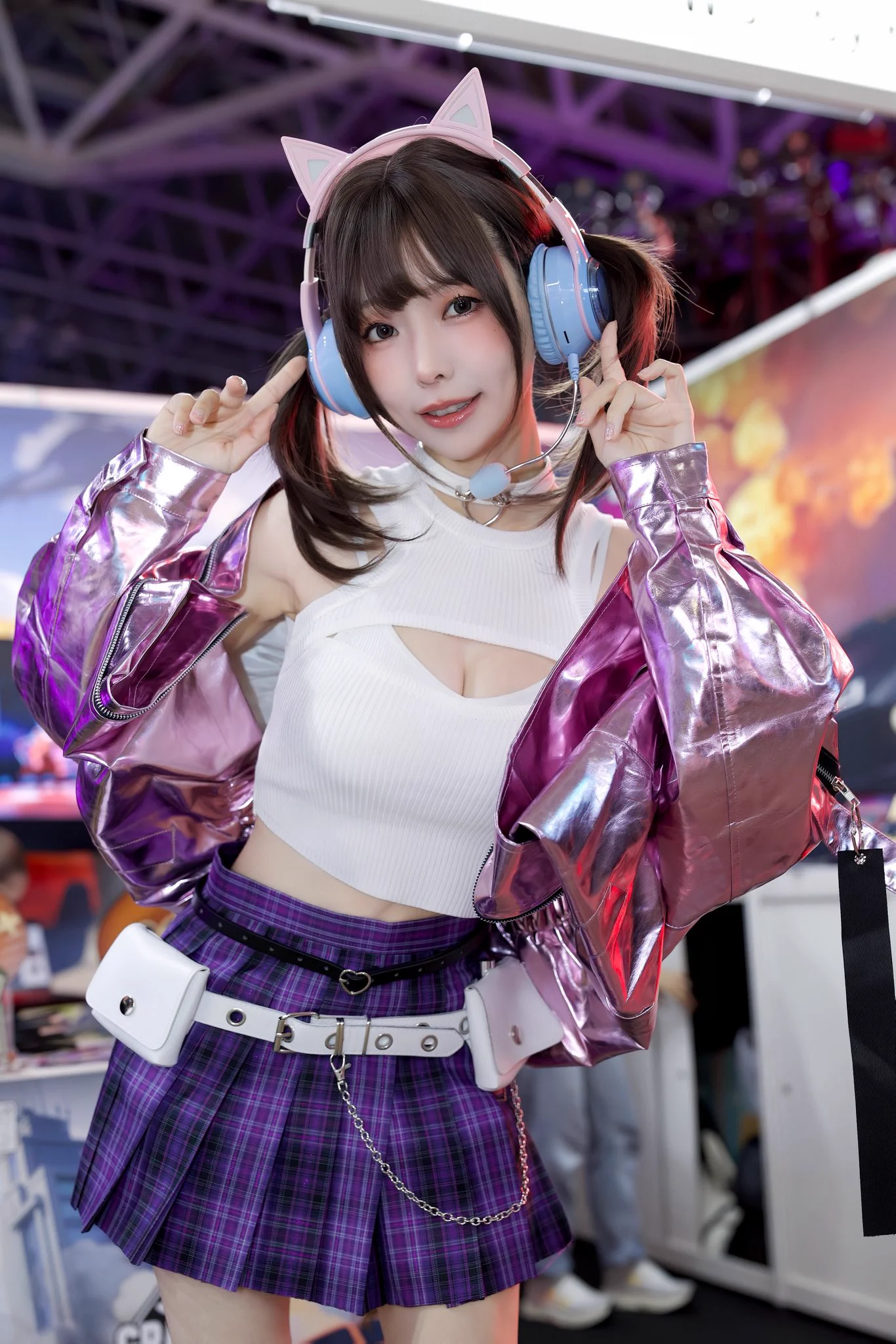 2025.9.28 東京ゲームショウ2025 Day4
Grand Outlaws ブース

モデル：Elyさん(@Ely_eee )

Elyさん可愛すぎる😇
撮影ありがとうございました‼️

#TGS2025 
#GrandOutlawsTGS https://t.co/nupmEaMnVX
