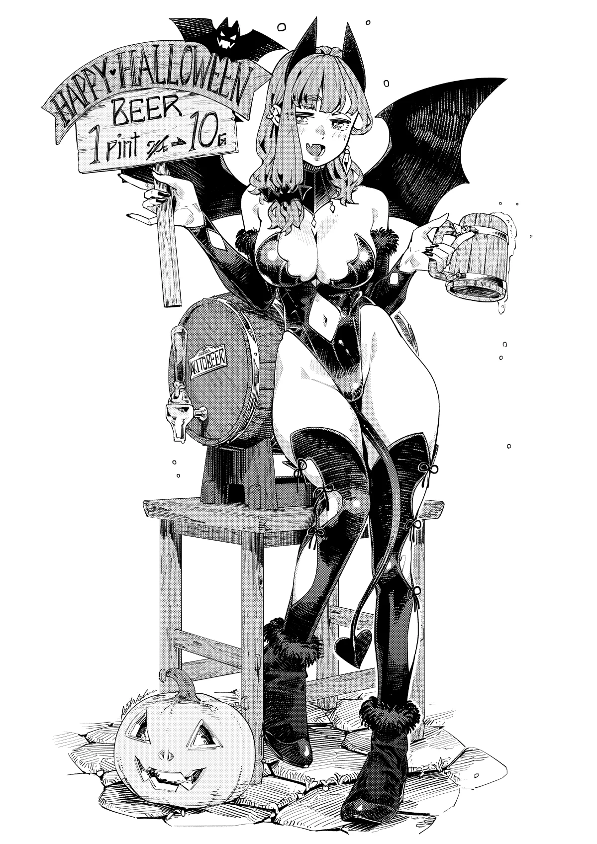 今年はハロウィン絵描けなさそうなので昨年の売り子をすることで日銭を稼ぐベルの再掲でも https://t.co/eCOR0lU0PP