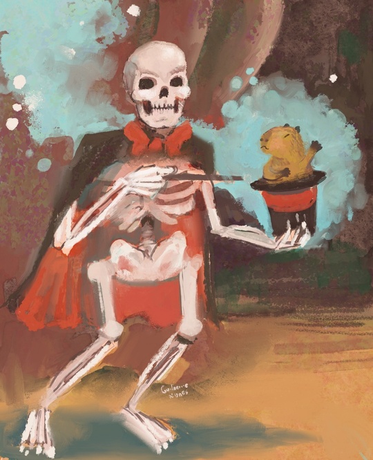 the skeleton magician https://t.co/MXPuGVYorT