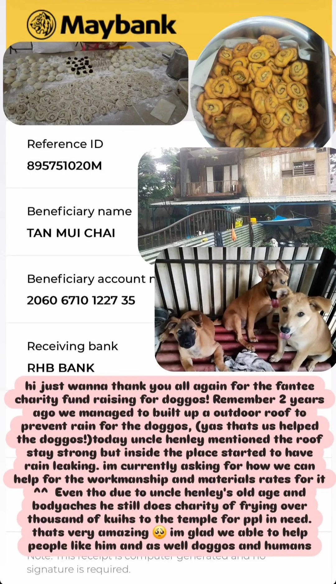 Hi Everyone! Good Day 💕 I Have an Important Announcement For You That Had Helped Fund Raising By Buying My Fantee 🥰
Thank You Again!💕 We Have A New Mission! Our Next Mission Will Be Preparing Inside The Roof From Recent Rain Leaking! https://t.co/OJiRNXAr9L