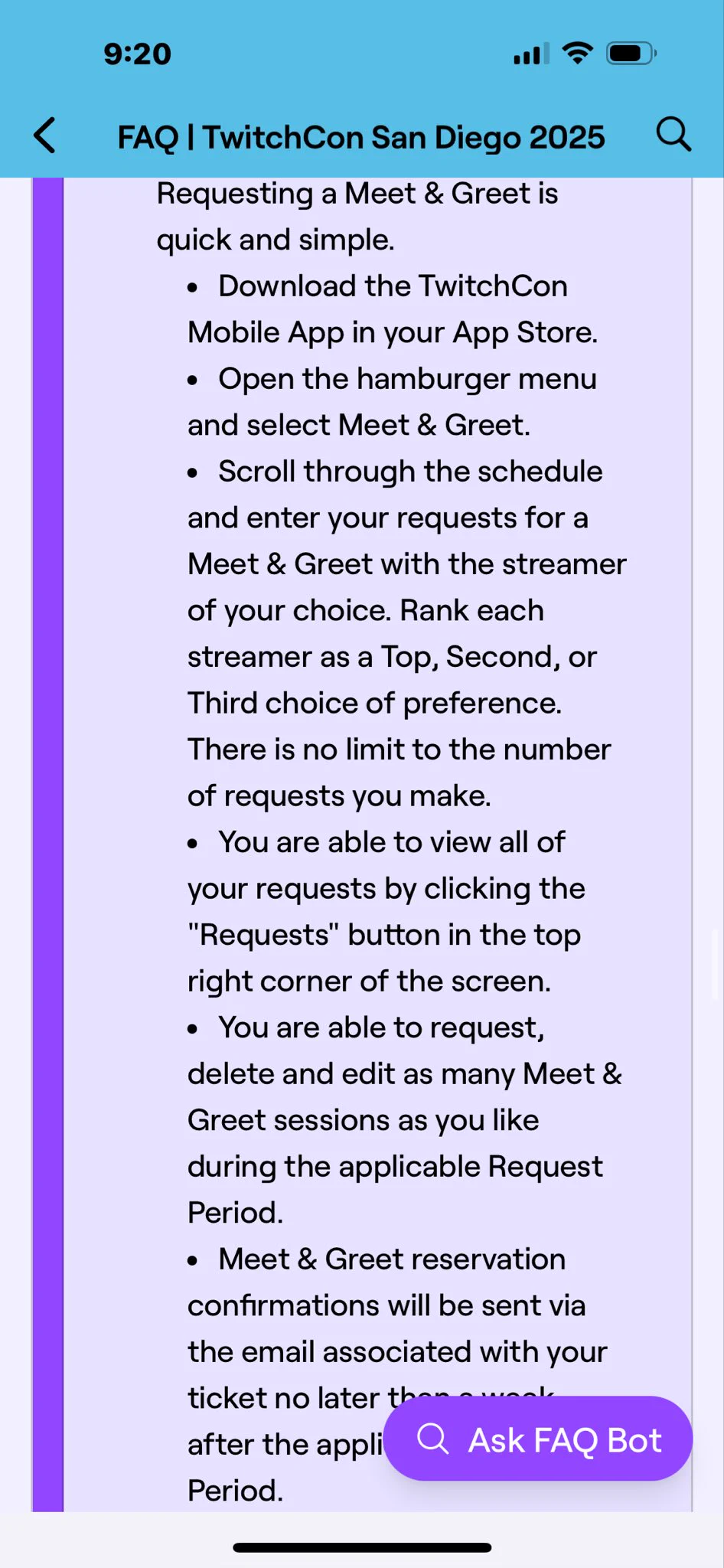 My @TwitchCon meet and greet on Sunday still has spots available for anyone who missed today’s. 
4-6pm on Sunday! 

Sign up on the TwitchCon app https://t.co/9FwHakWhYr