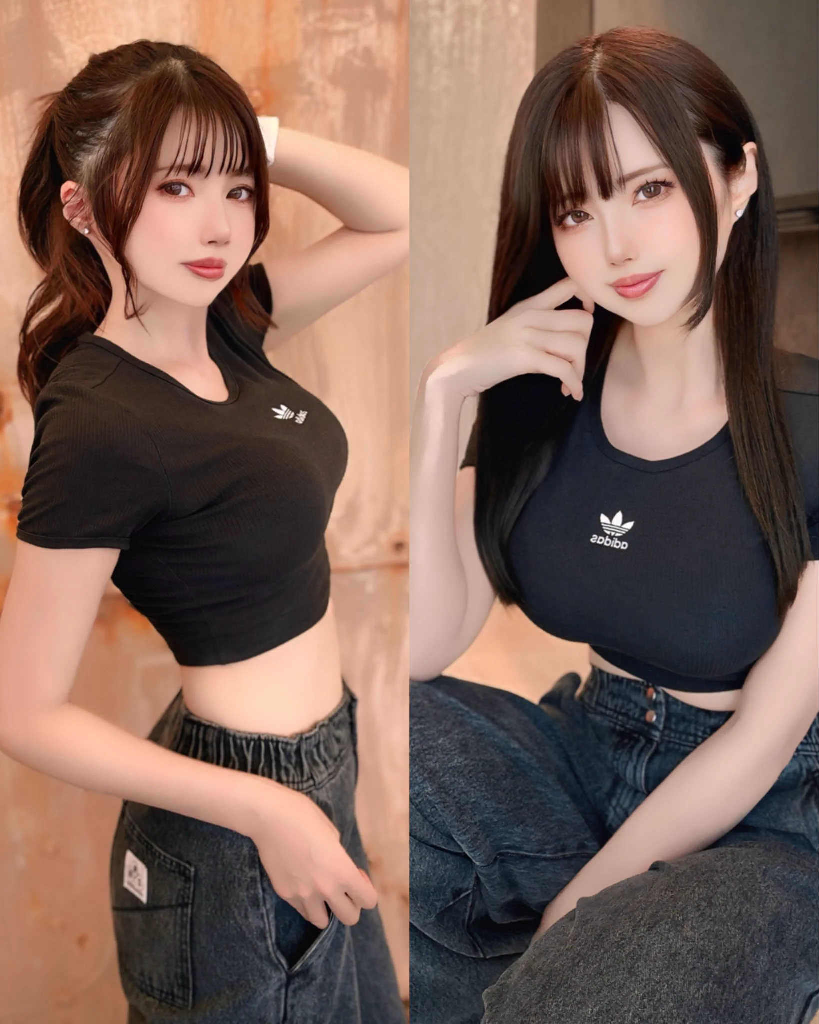 ポニテ派？おろし派？ https://t.co/qyRU8zgfjt