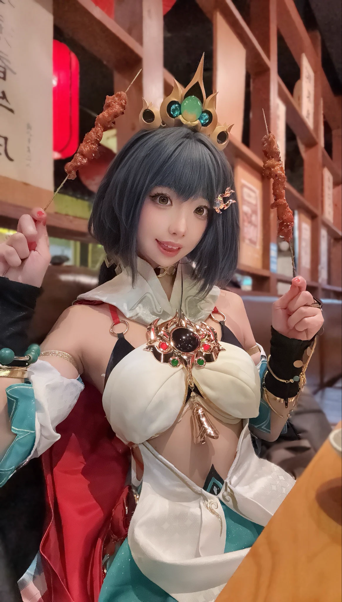 玉実鳥串！！！

雲璃🍎

#池ハロ2025 #崩壊スターレイル https://t.co/9vYCAhrwiJ